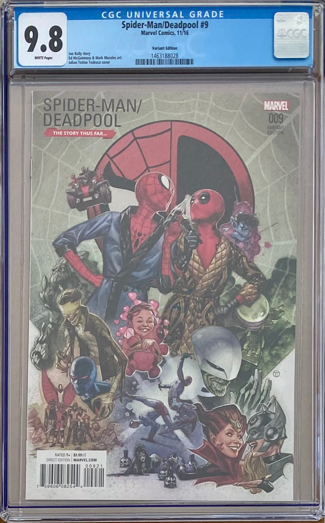 Spider-Man/Deadpool #9 Tedesco Variant CGC 9.8