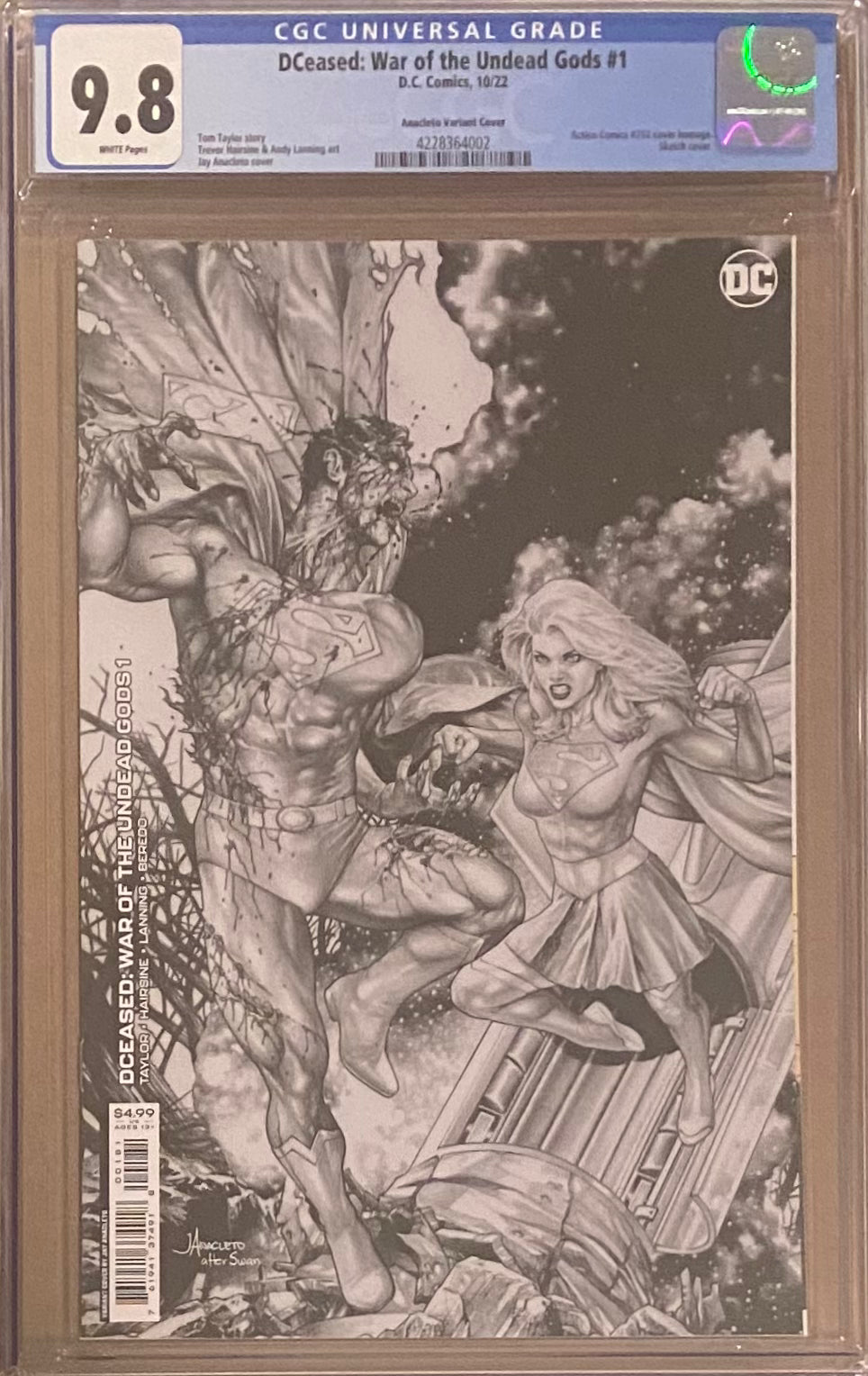 DCeased: War of the Undead Gods #1 Anacleto Variant CGC 9.8