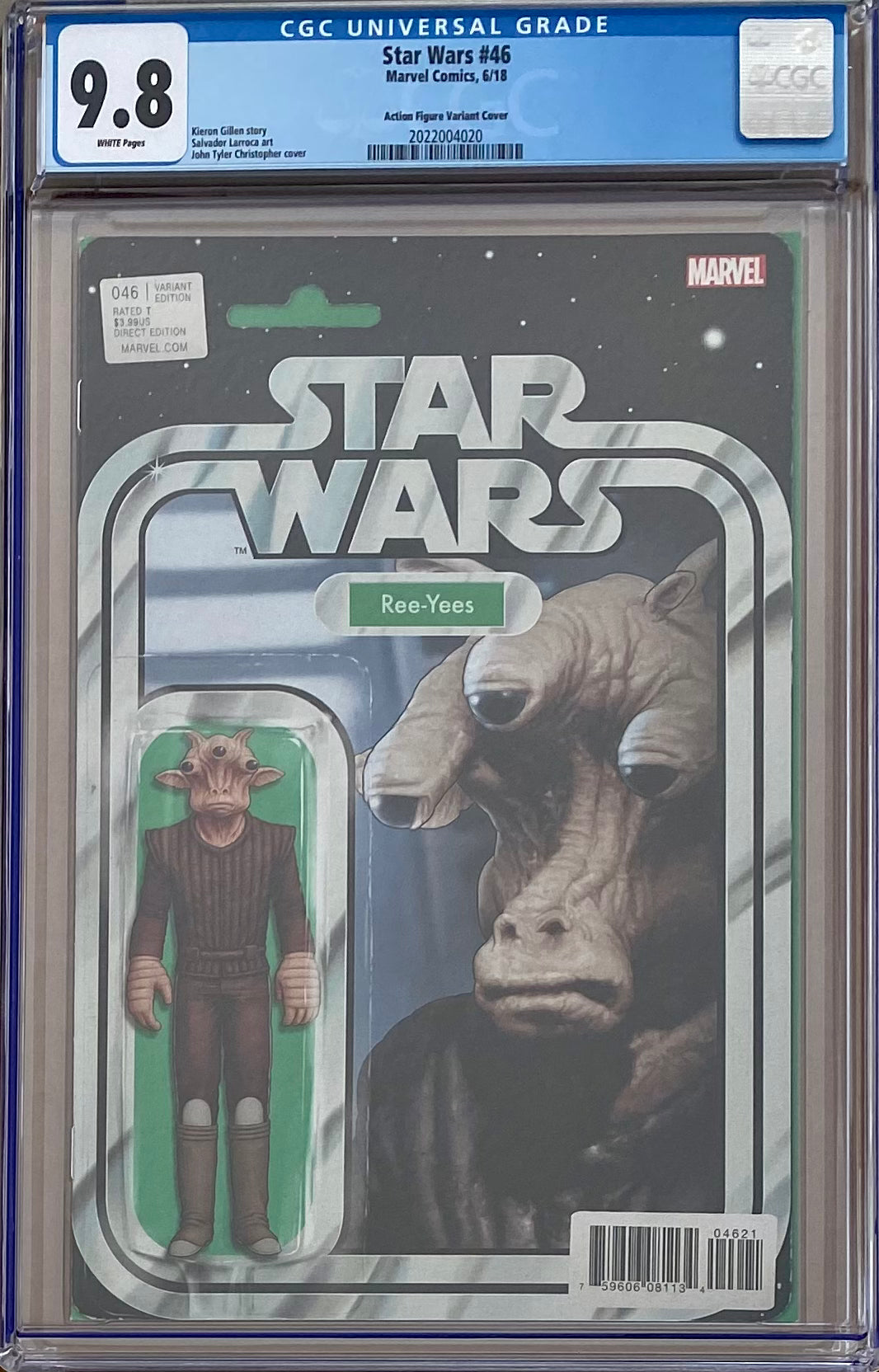 Star Wars #46 Action Figure Variant CGC 9.8