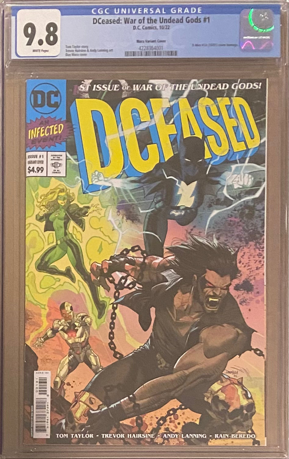 DCeased: War of the Undead Gods #1 Mora Homage Variant CGC 9.8