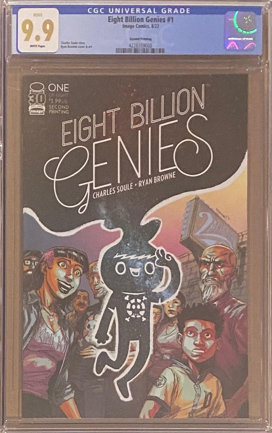 Eight Billion Genies #1 Second Printing CGC 9.9
