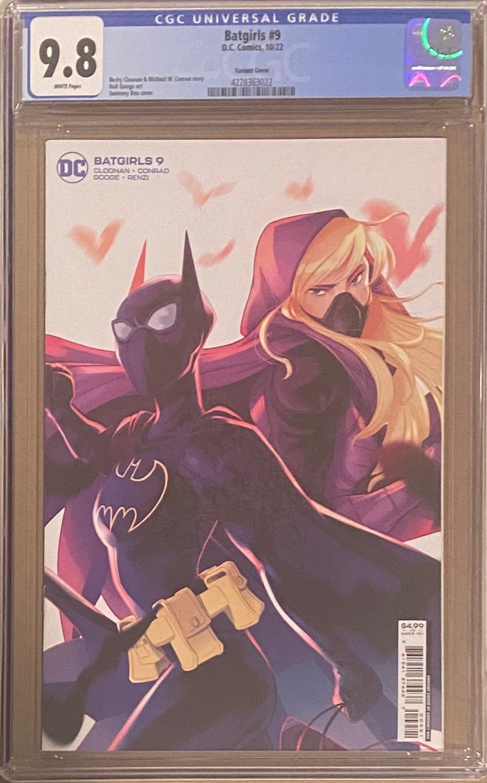 Batgirls #9 Boo Variant CGC 9.8