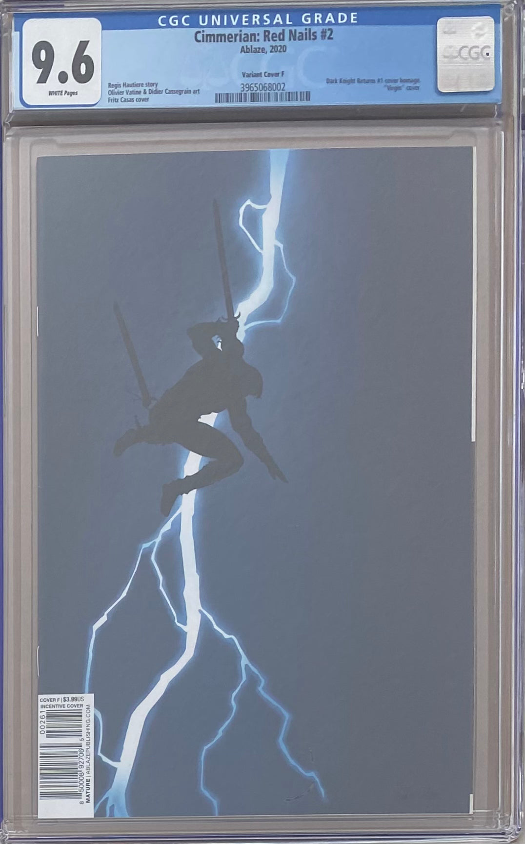 Cimmerian: Red Nails #2 Variant Cover F CGC 9.8