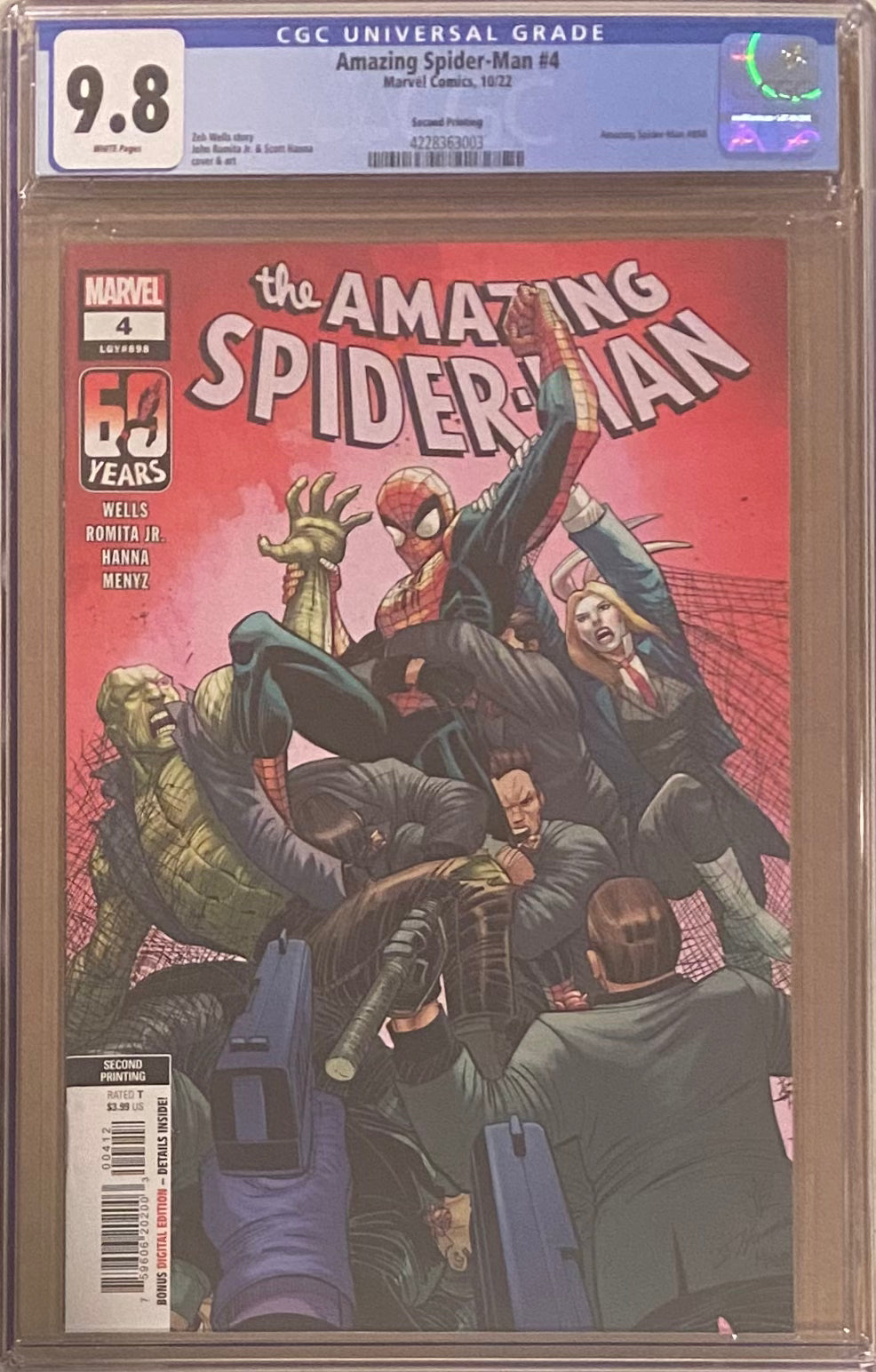 Amazing Spider-Man #4 Second Printing CGC 9.8