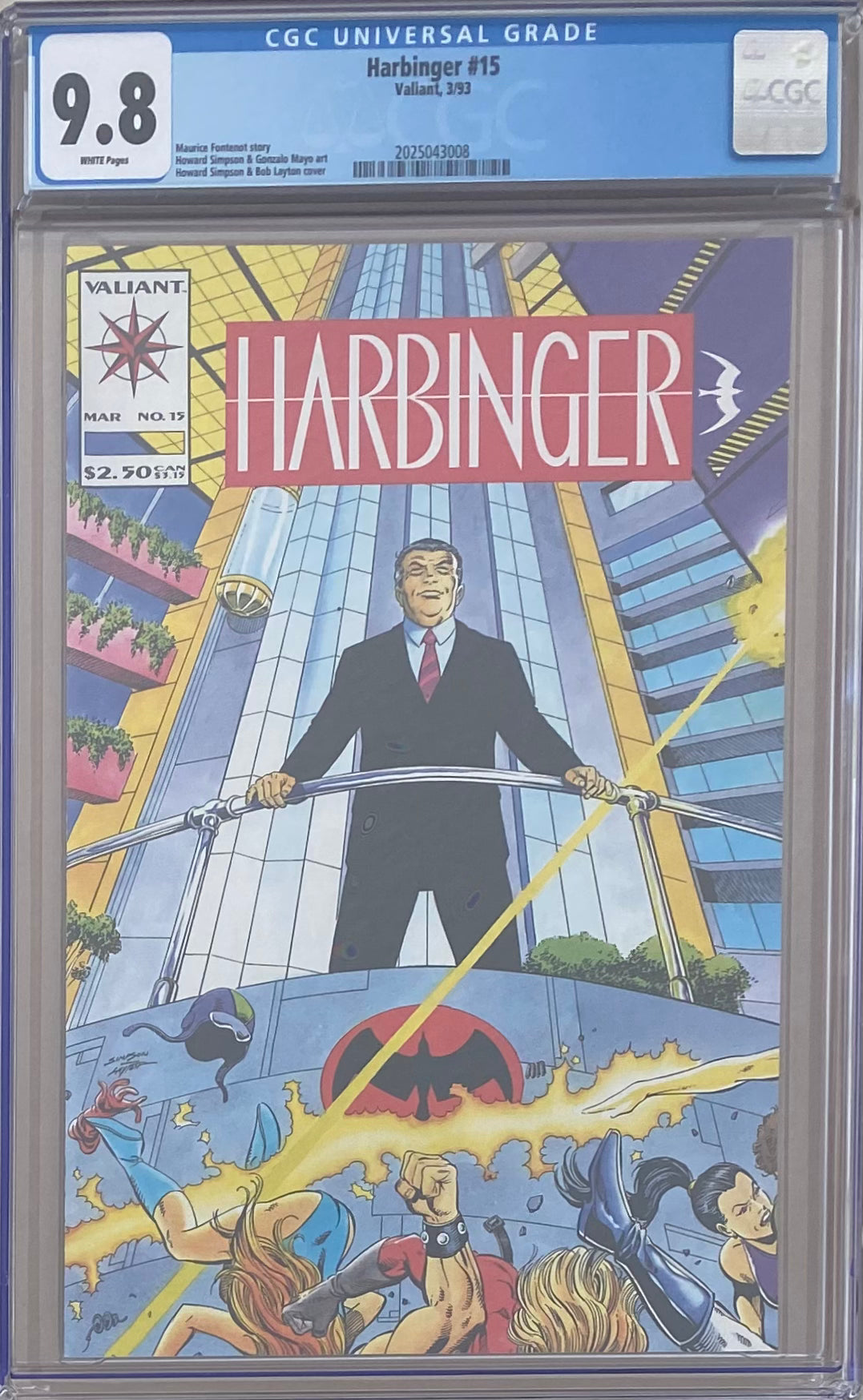 Harbinger #15 CGC 9.8