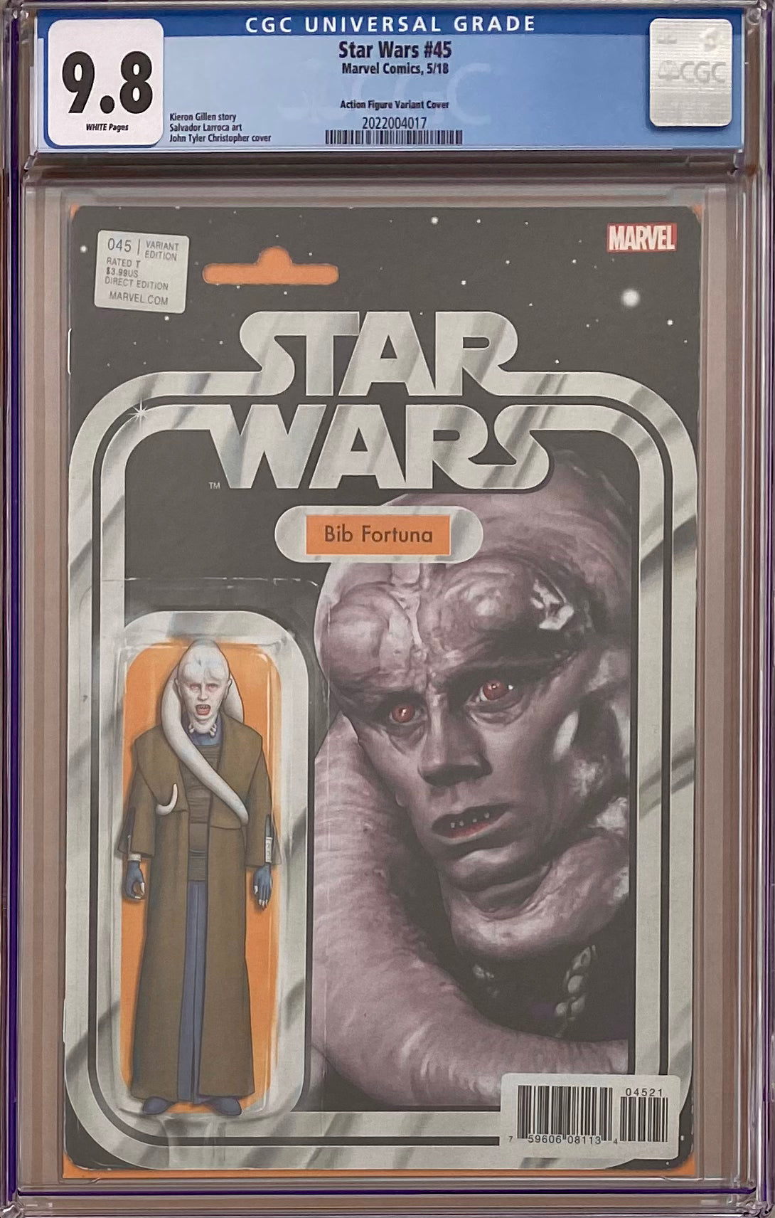 Star Wars #45 Action Figure Variant CGC 9.8