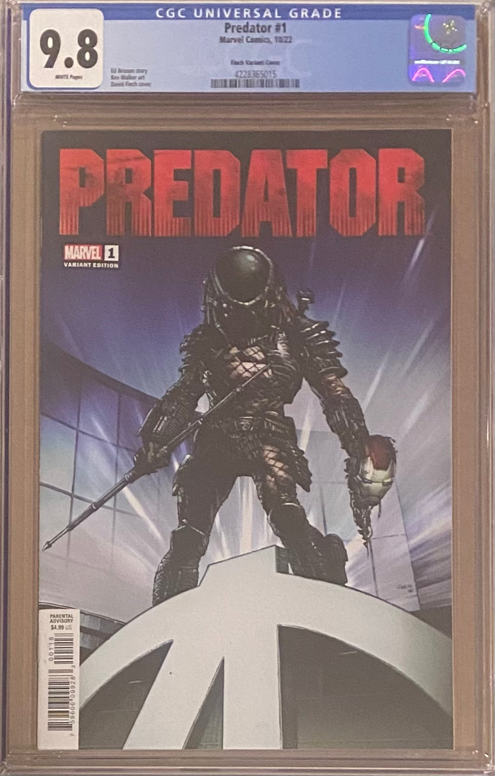 Predator #1 Finch Launch Variant CGC 9.8