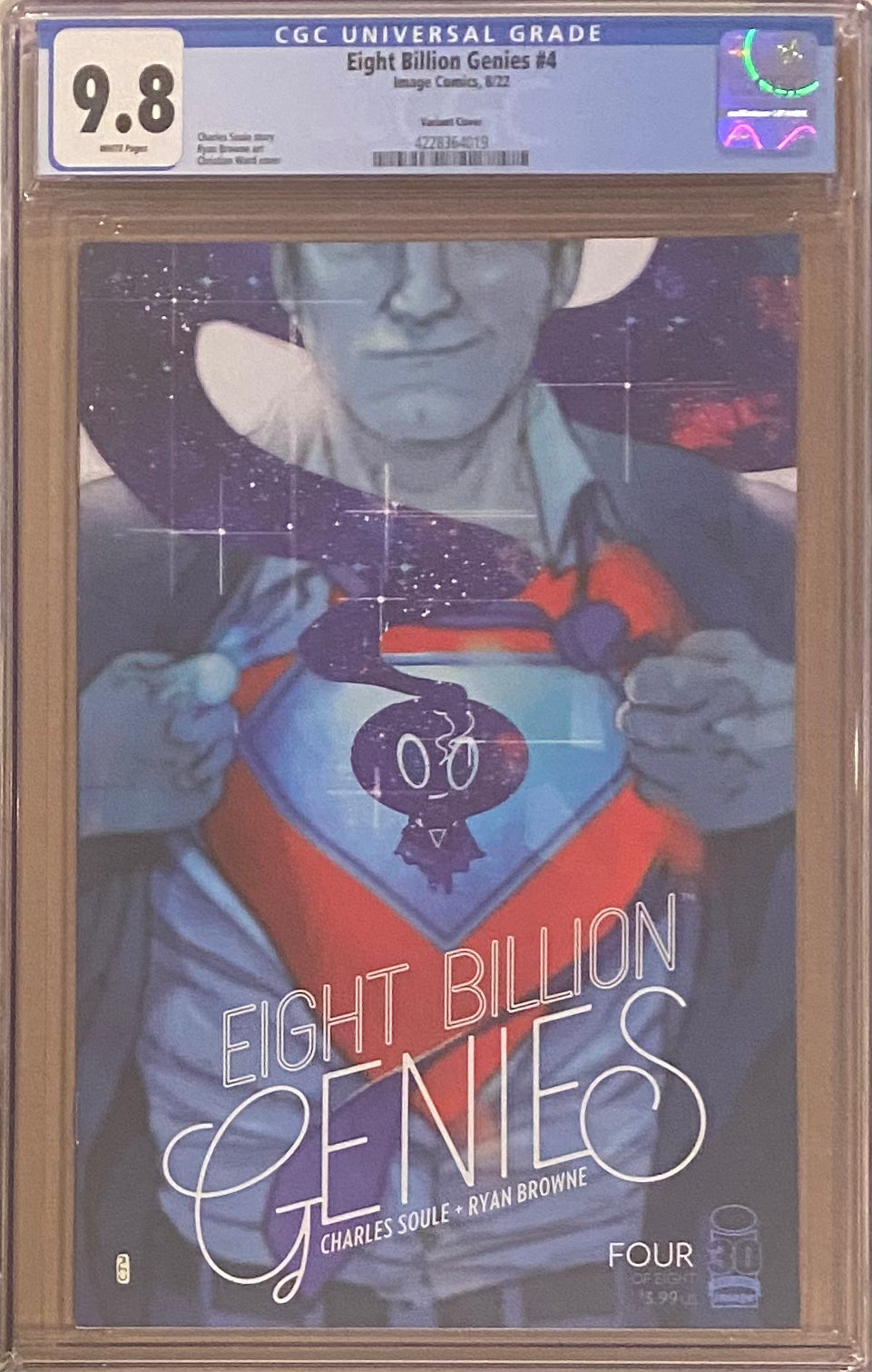 Eight Billion Genies #4 Variant CGC 9.8