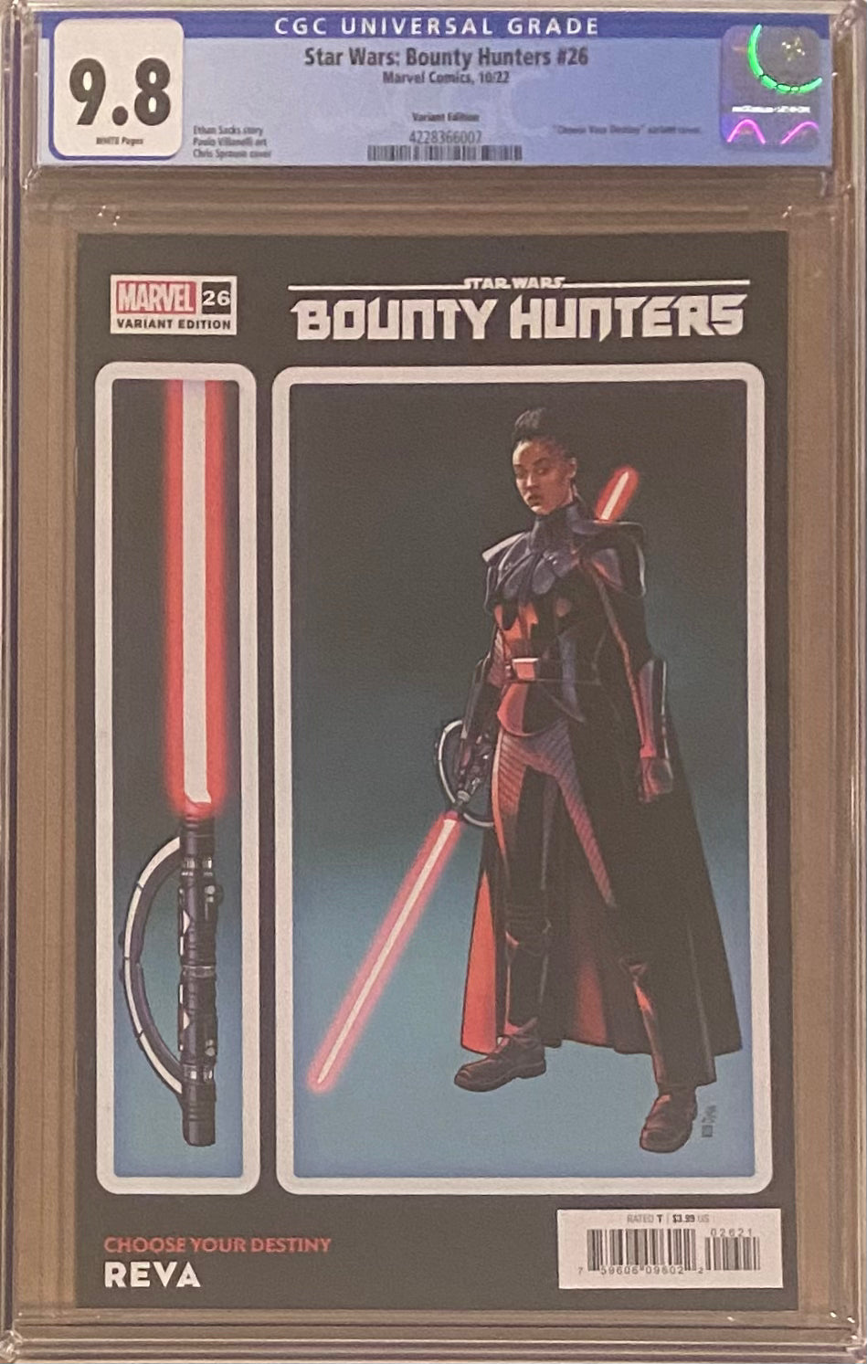 Star Wars: Bounty Hunters #26 Sprouse Variant CGC 9.8