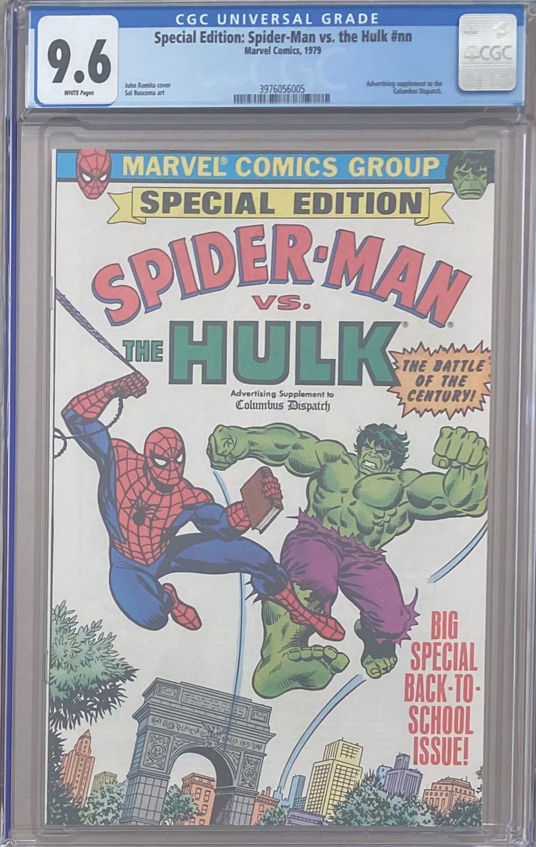 Special Edition: Spider-Man vs. the Hulk #nn CGC 9.8