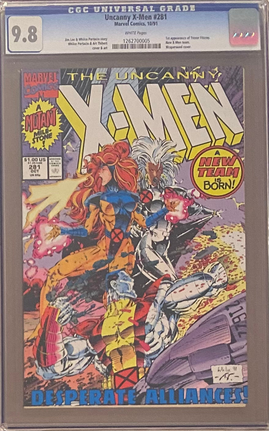 Uncanny X-Men #281 CGC 9.8