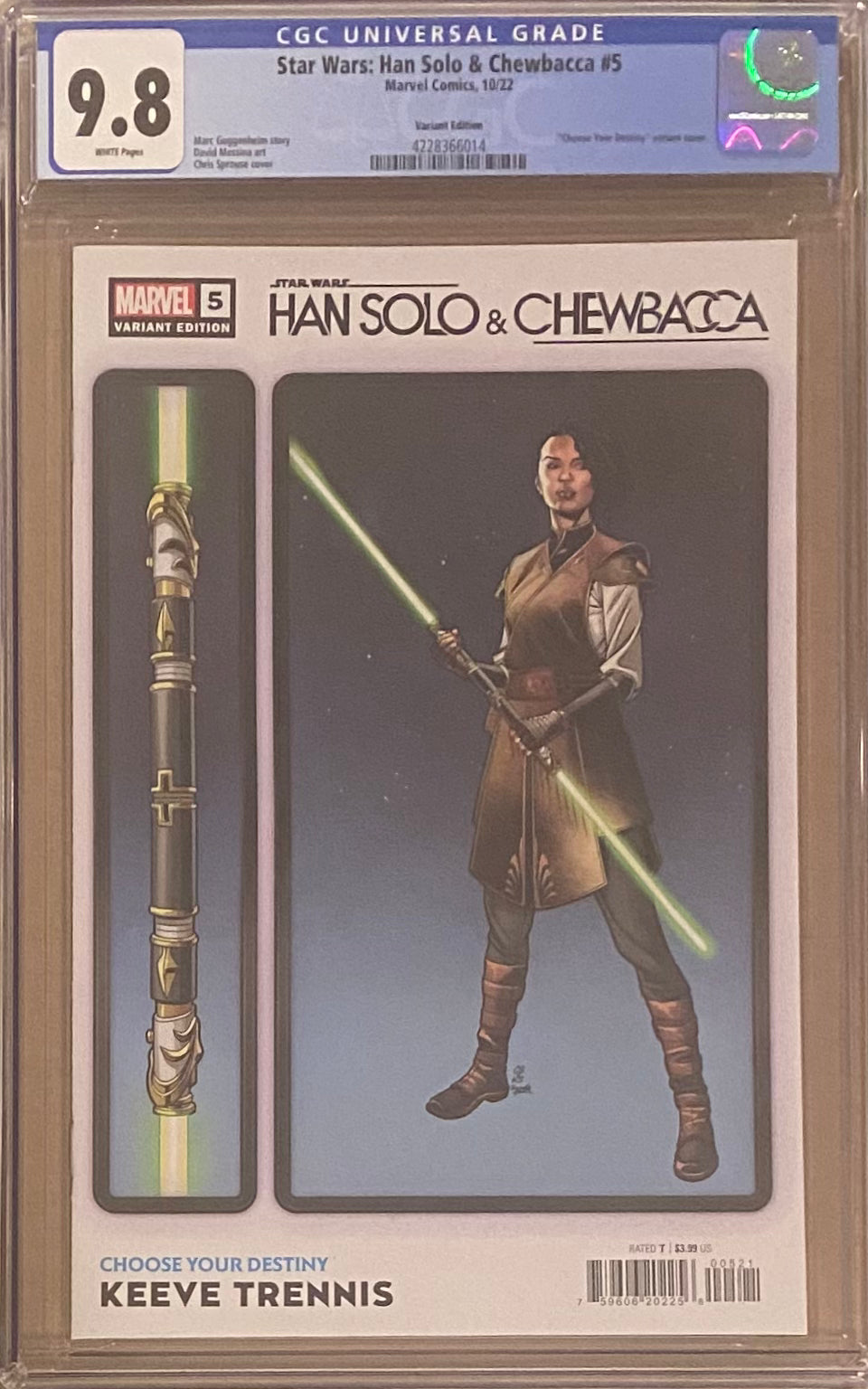 Star Wars: Han Solo & Chewbacca #5 Sprouse Variant CGC 9.8