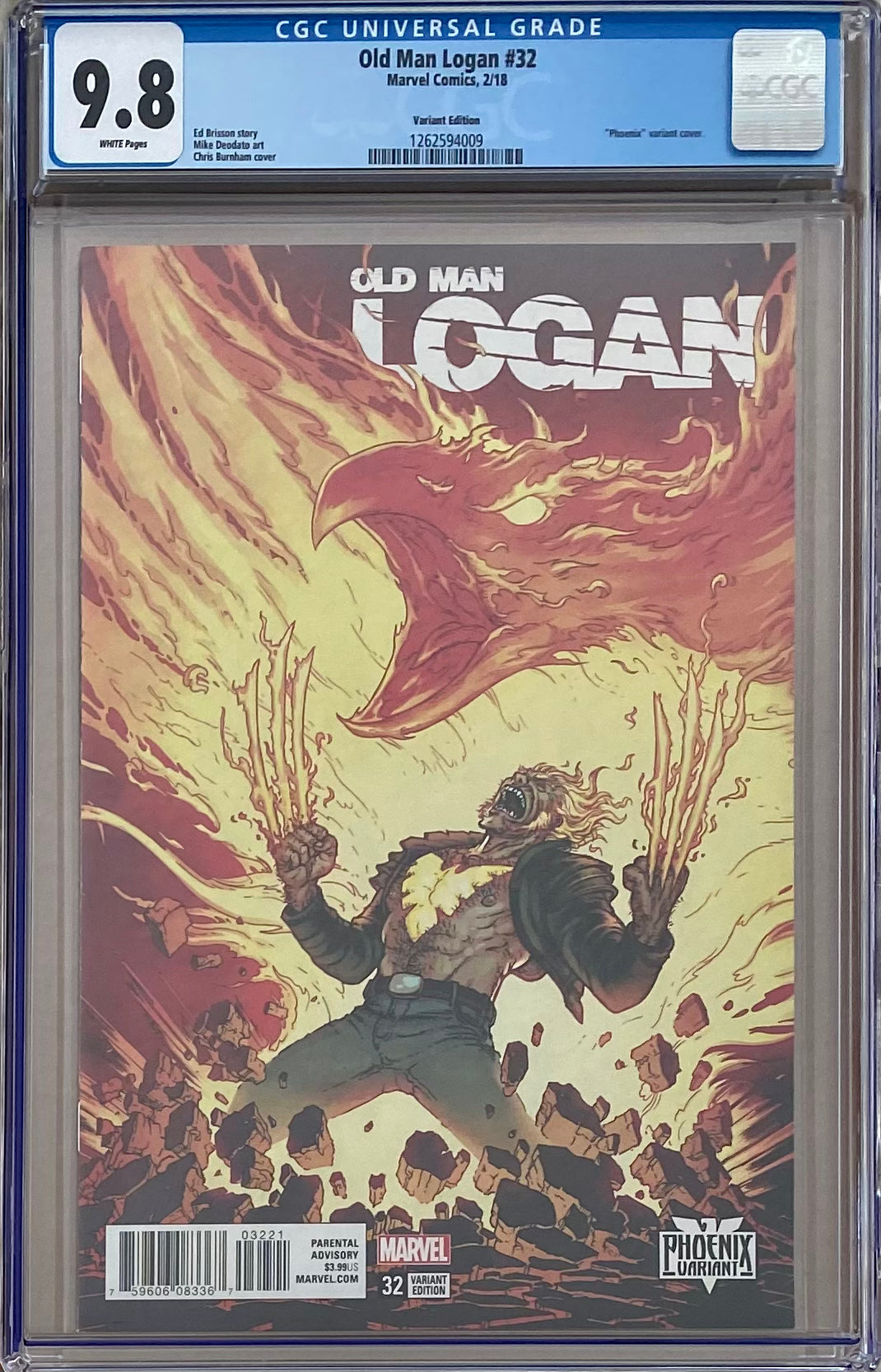 Old Man Logan #32 Burnham Variant CGC 9.8