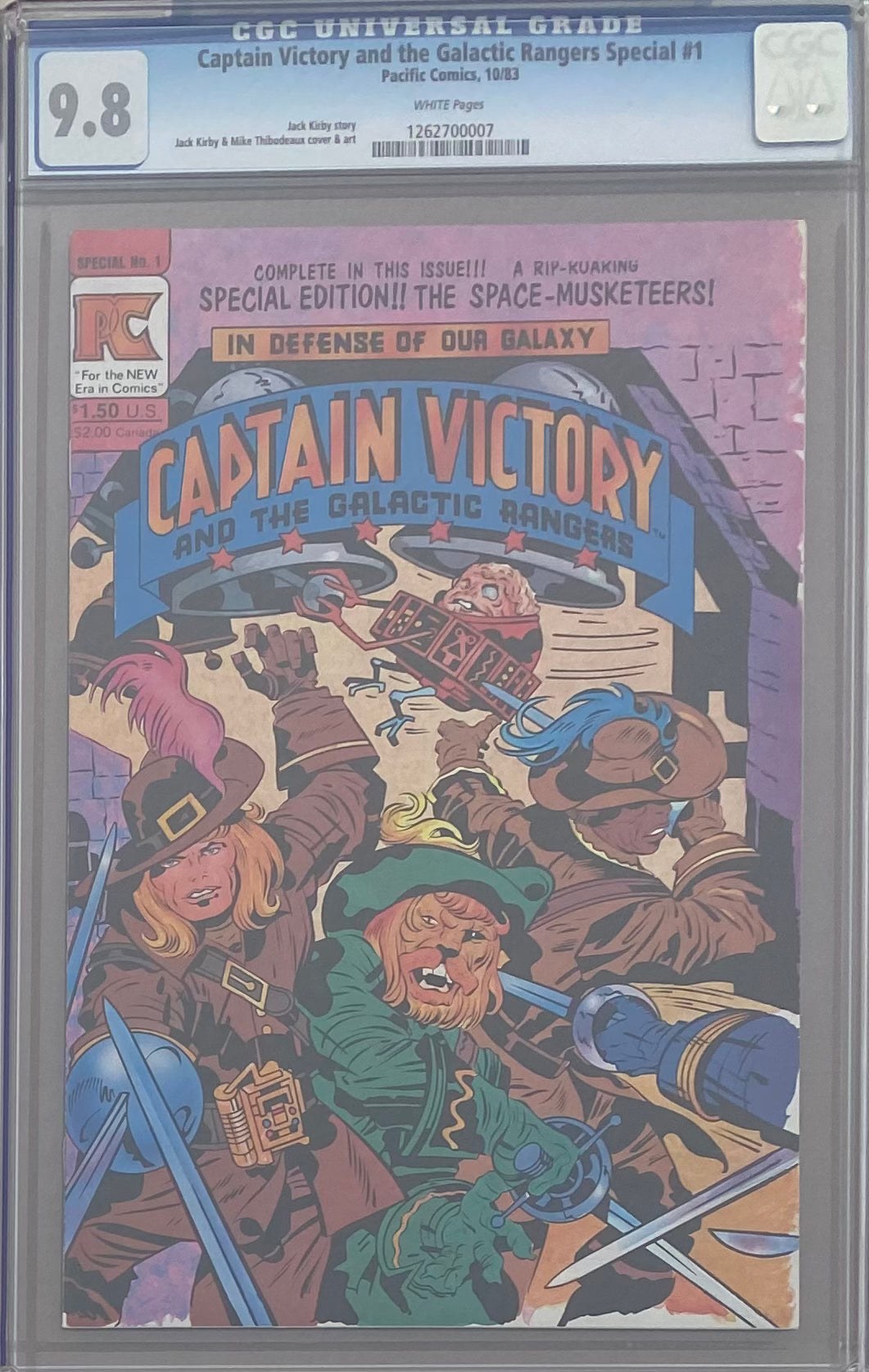 Captain Victory and the Galactic Rangers Special #1 CGC 9.8
