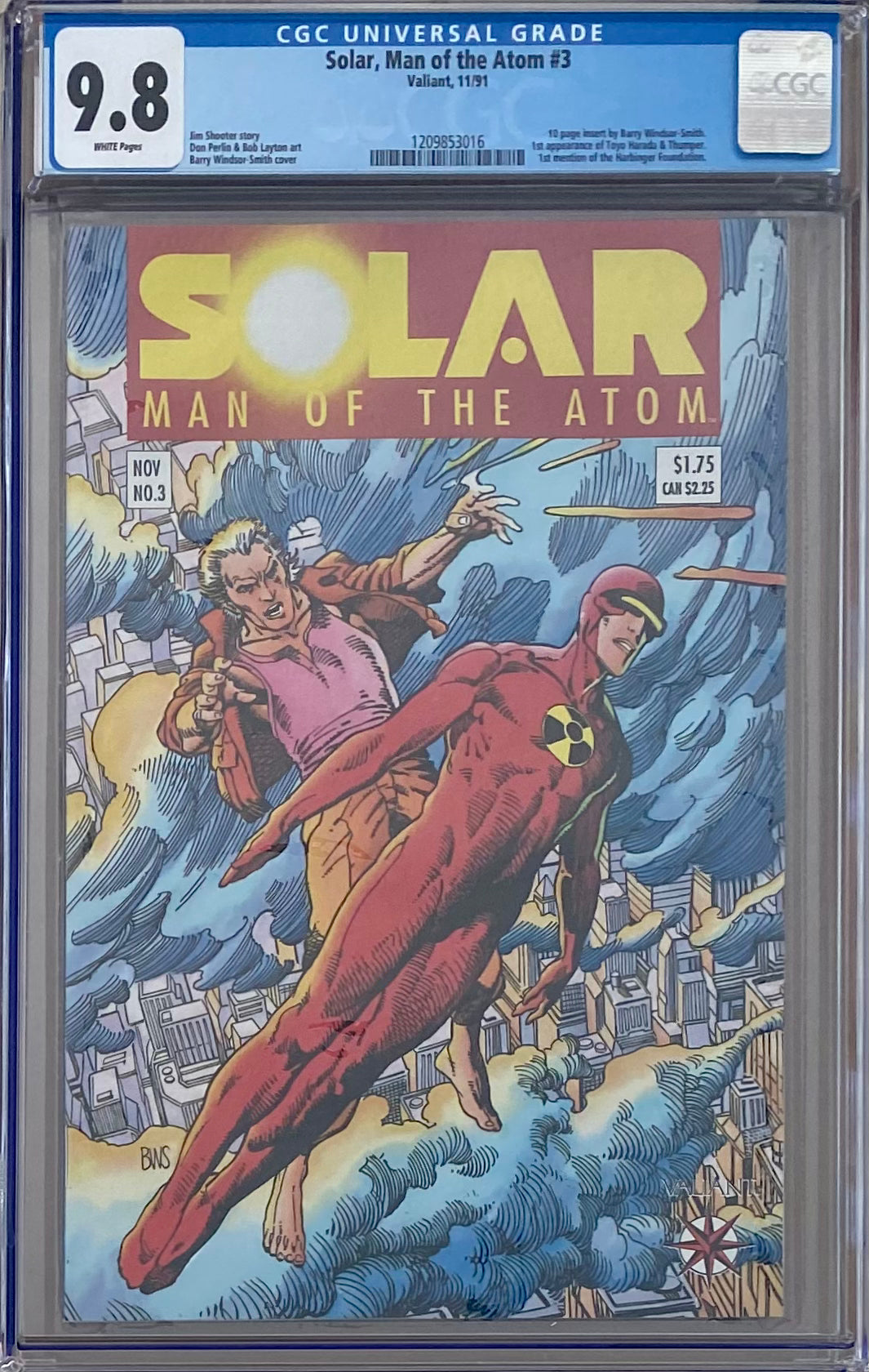 Solar, Man of the Atom #3 CGC 9.8