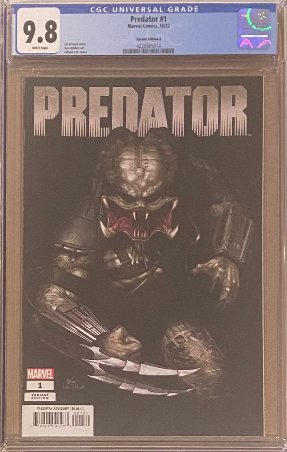 Predator #1 InHyuk Lee Variant CGC 9.8