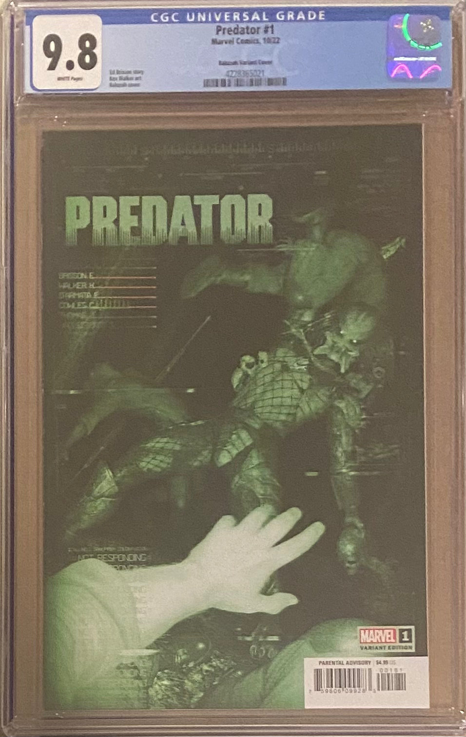 Predator #1 Rahzzah Variant CGC 9.8