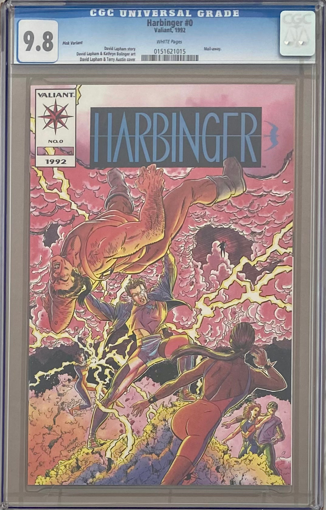 Harbinger #0 Pink Variant CGC 9.8