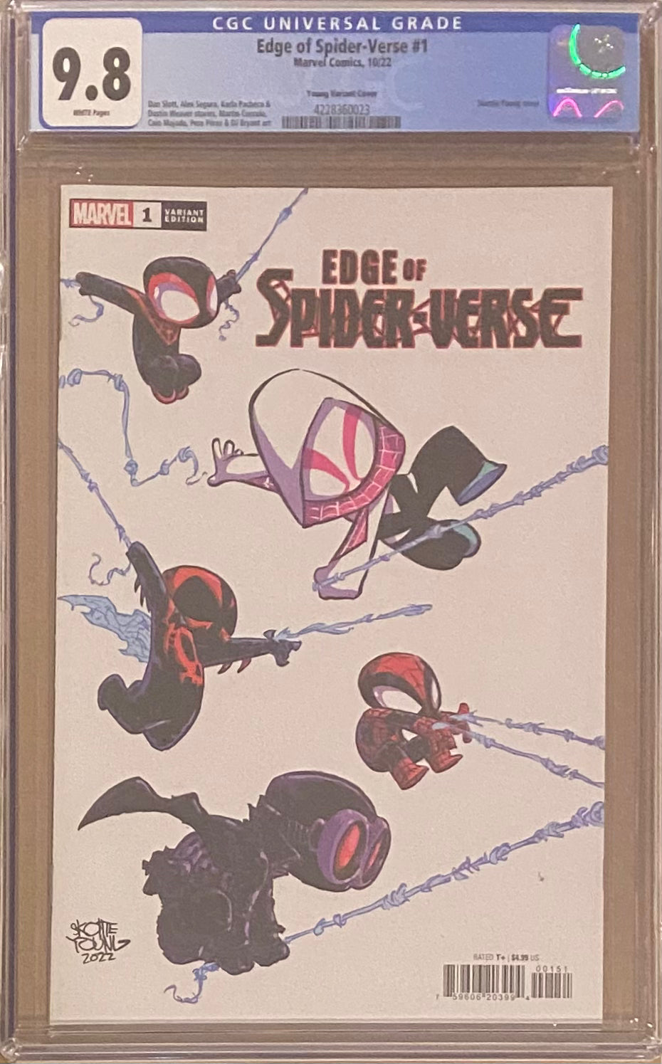 Edge of Spider-Verse #1 Young Variant CGC 9.8