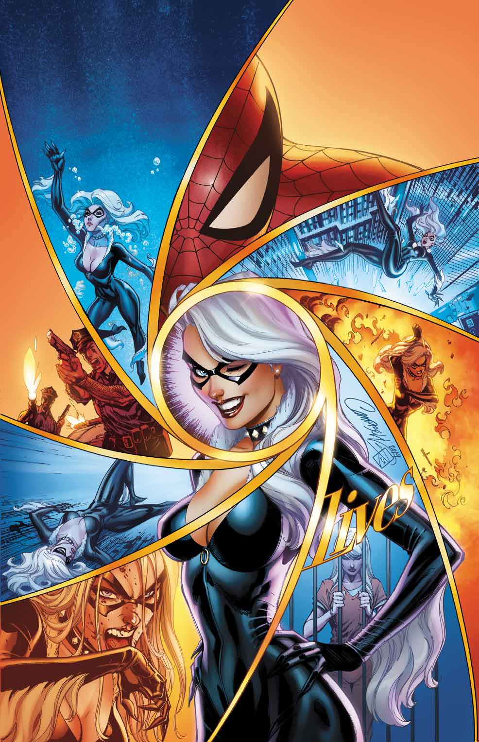 Black Cat #5 J. Scott Campbell BeachBum Comics Virgin Exclusive