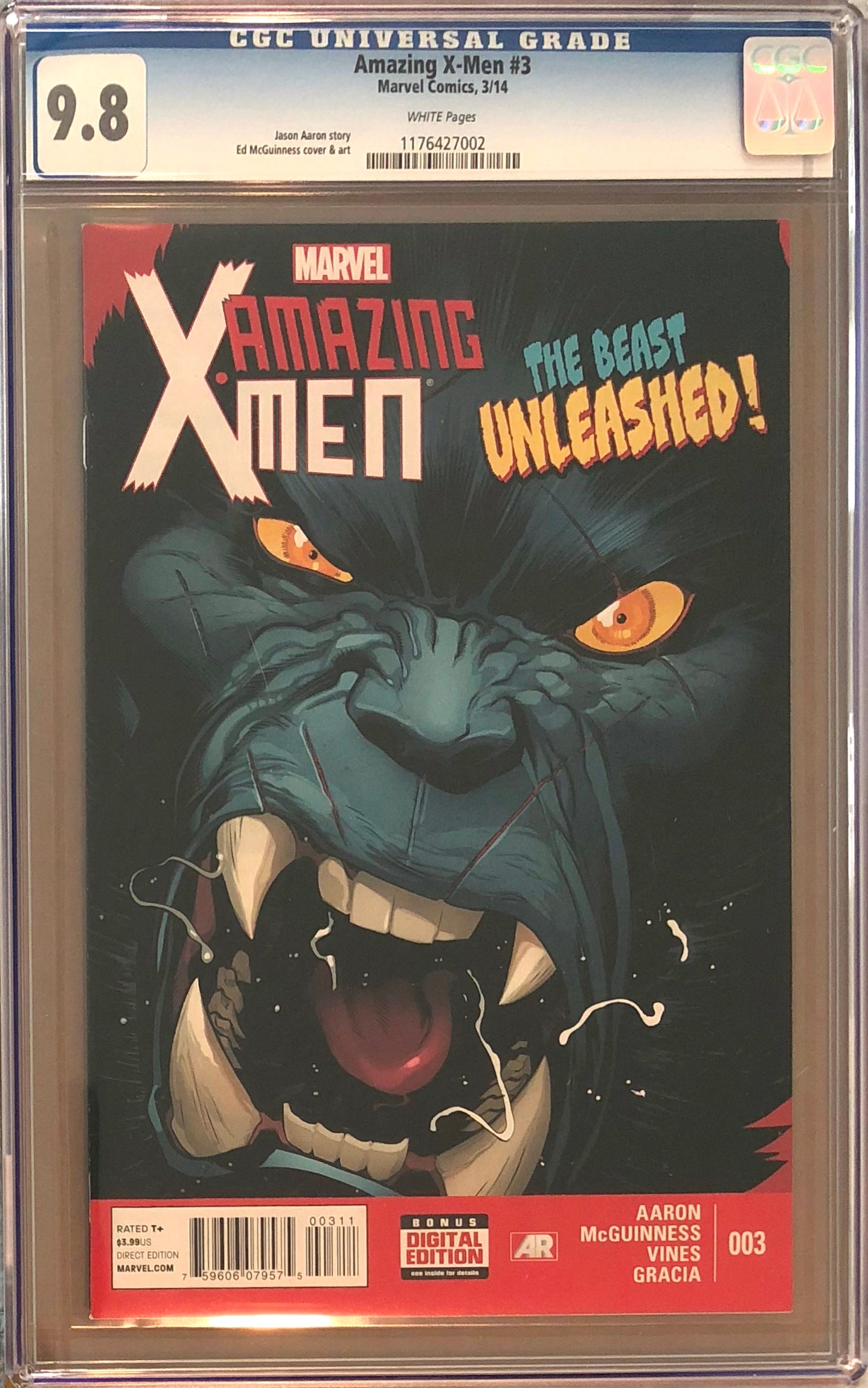 Amazing X-Men #3 CGC 9.8