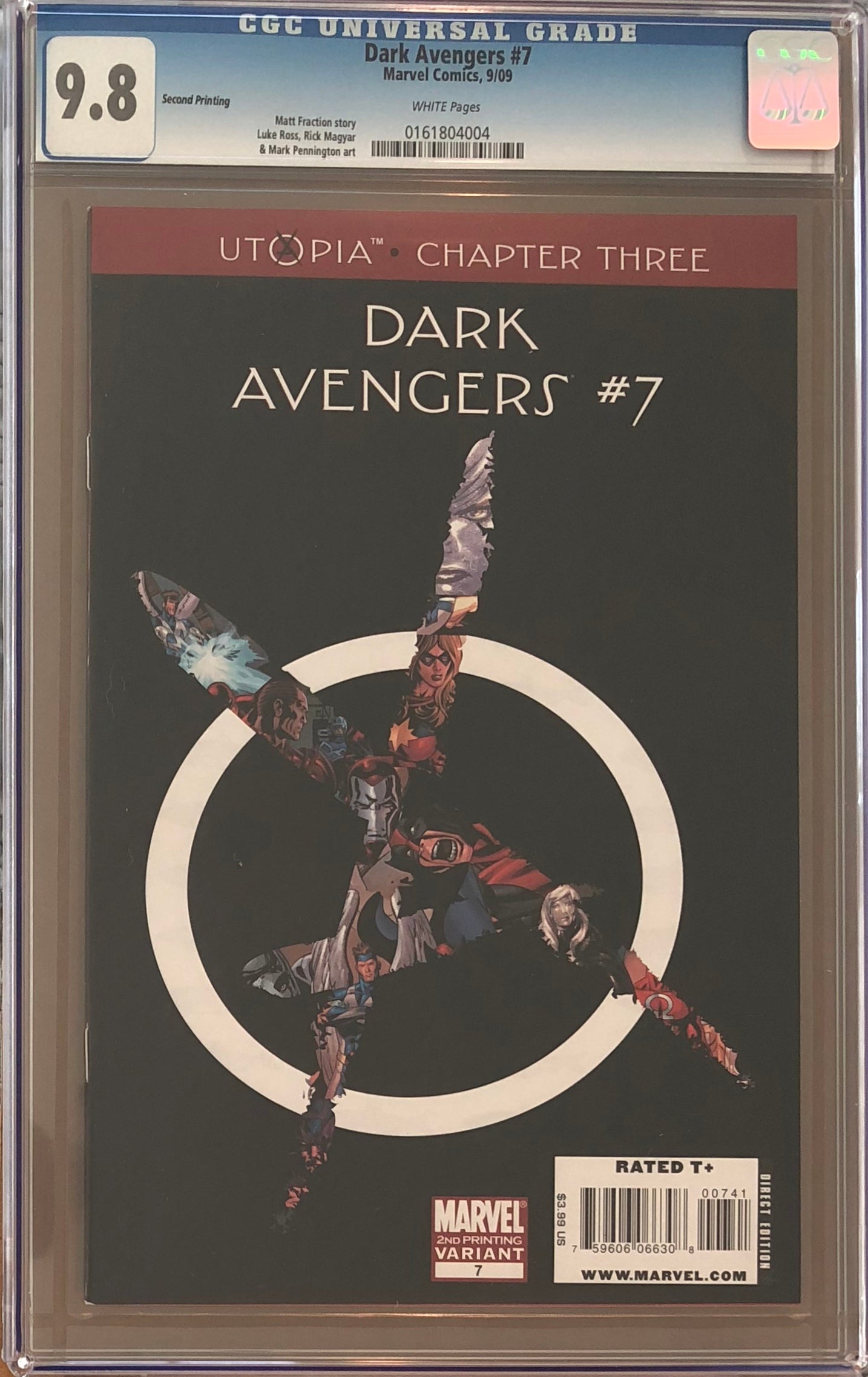 Dark Avengers #7 Second Printing CGC 9.8