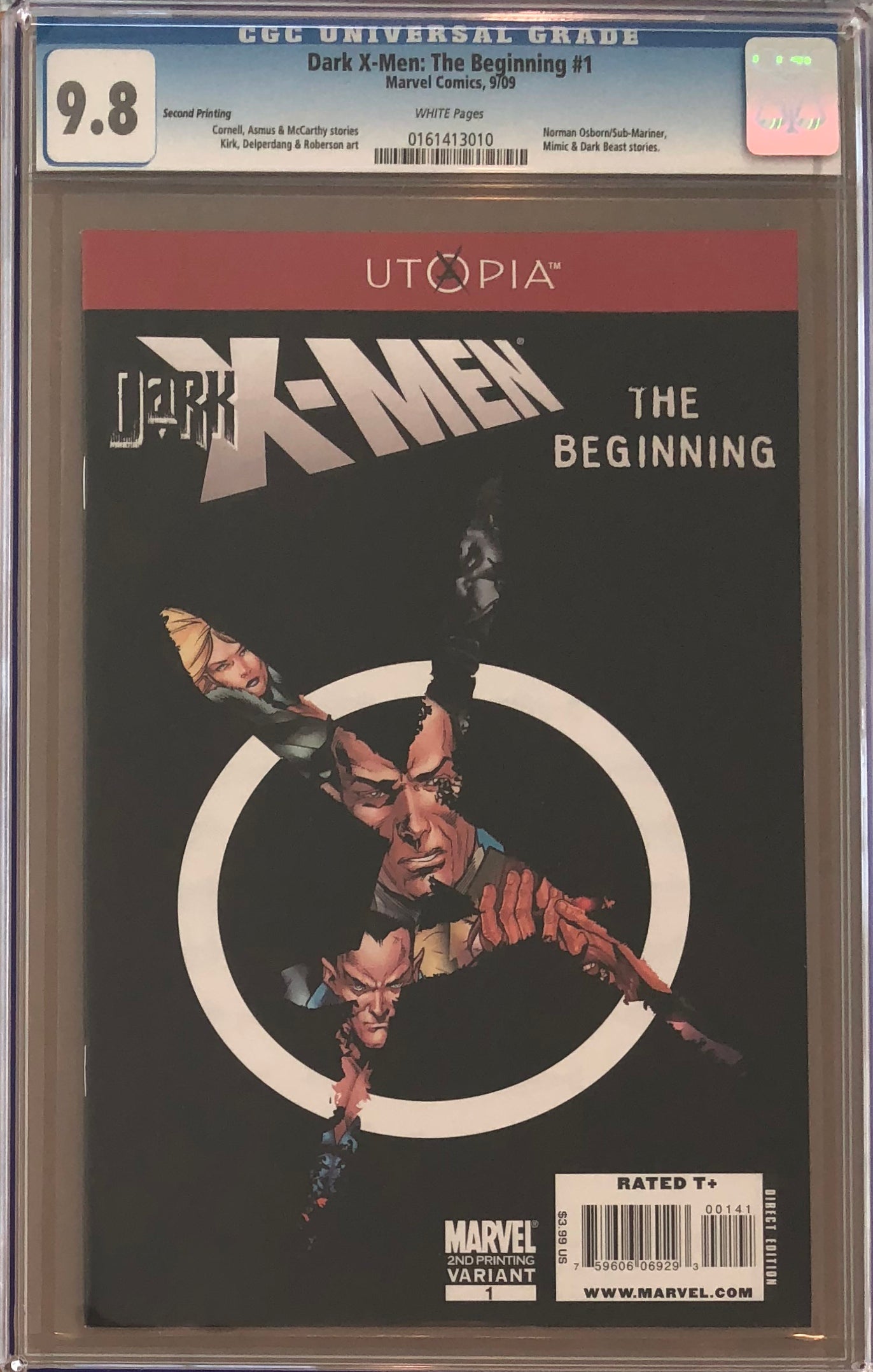 Dark Avengers/Uncanny X-Men: The Beginning #1 Second Printing CGC 9.8