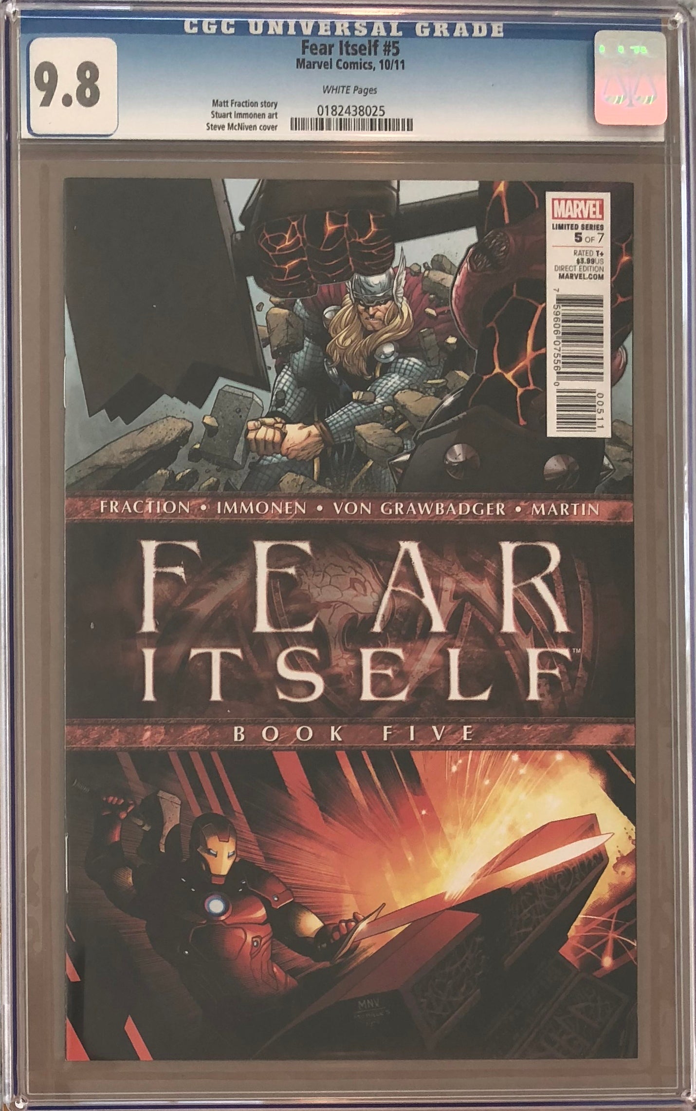 Fear Itself #5 CGC 9.8