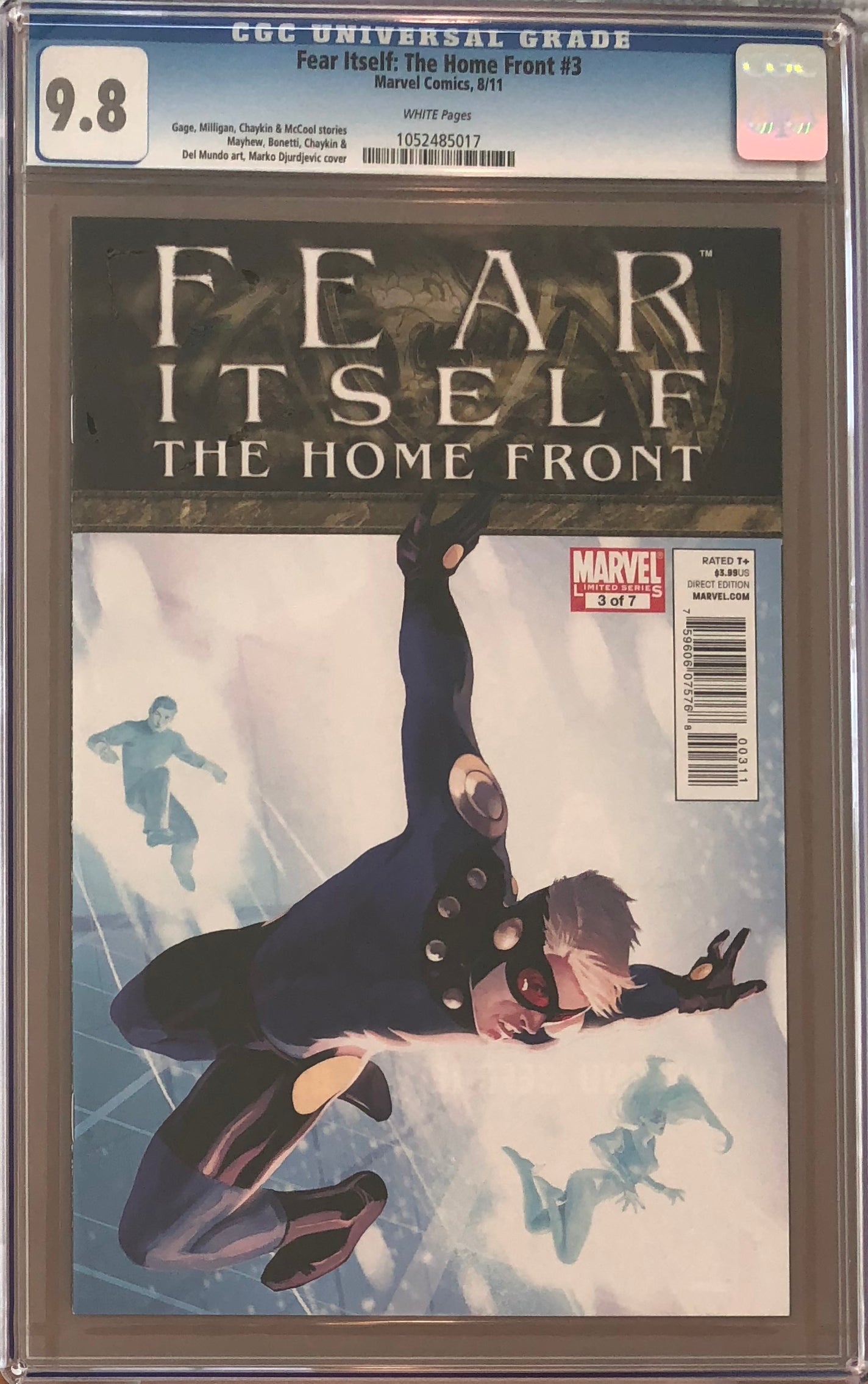 Fear Itself: The Home Front #3 CGC 9.8