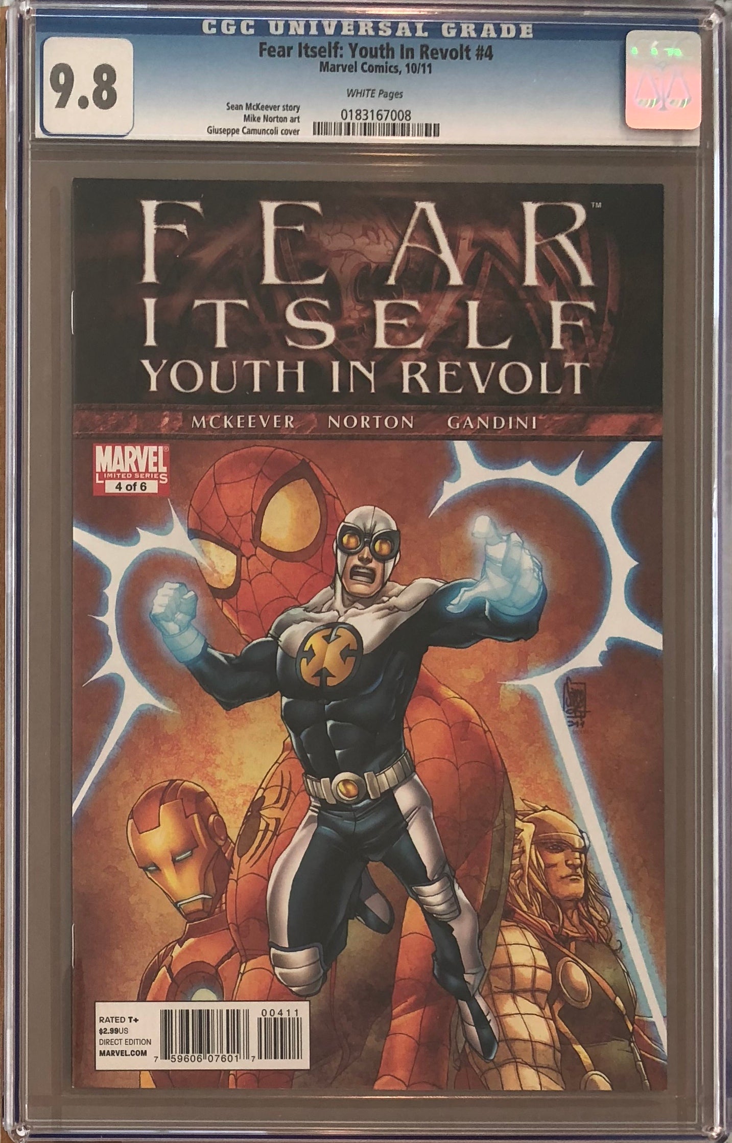 Fear Itself: Youth in Revolt #4 CGC 9.8