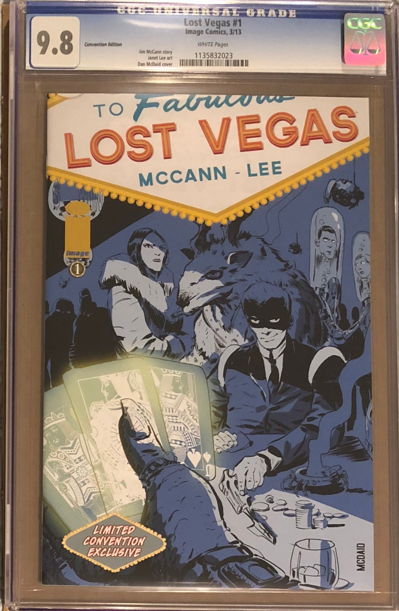 Lost Vegas #1 ECCC Variant CGC 9.8