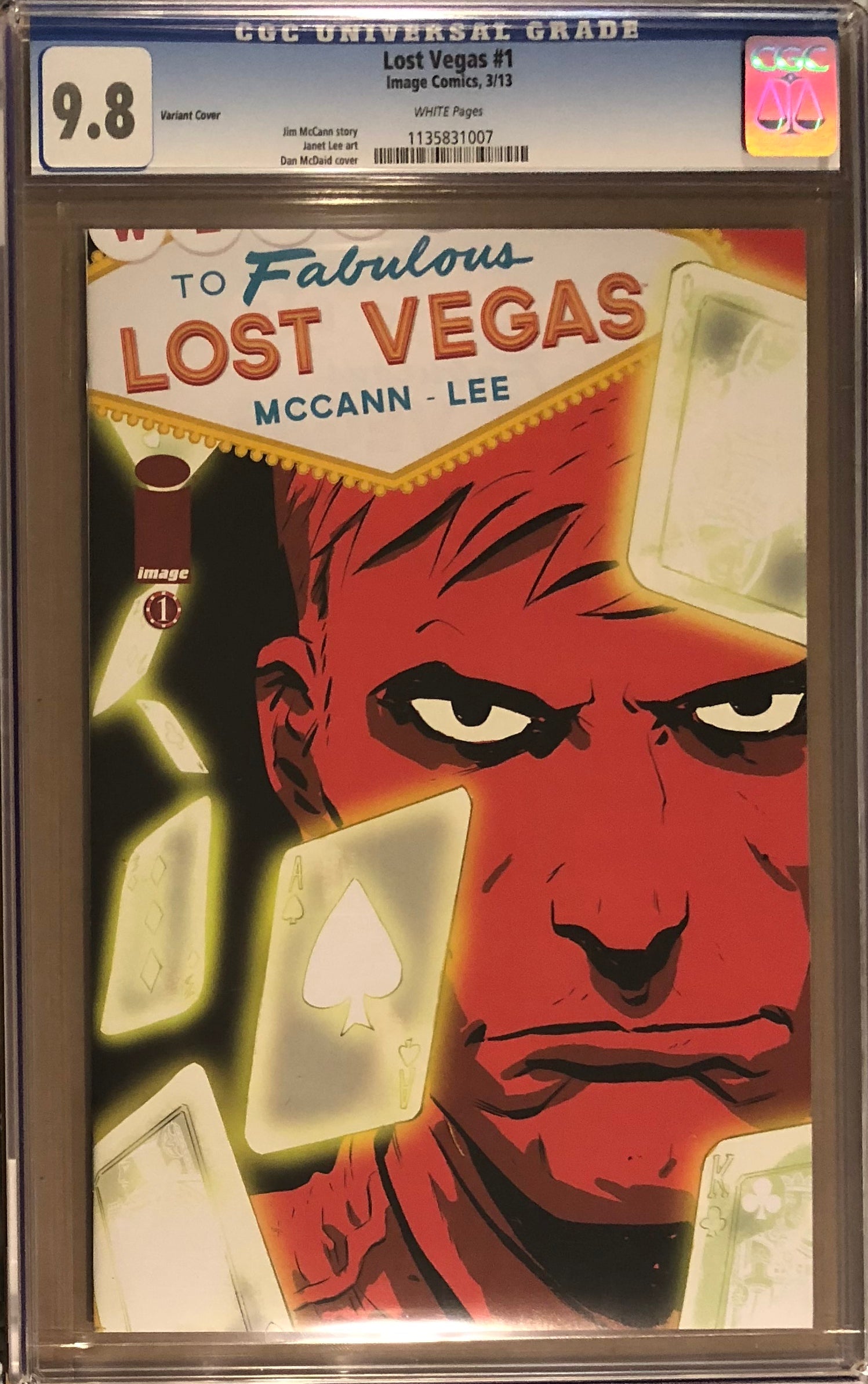 Lost Vegas #1 Variant CGC 9.8