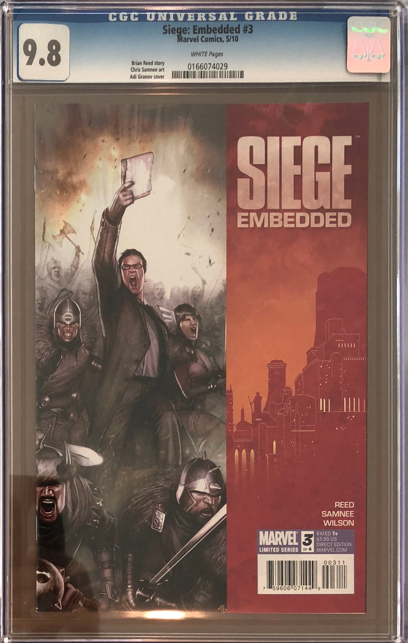 Siege: Embedded #3 CGC 9.8