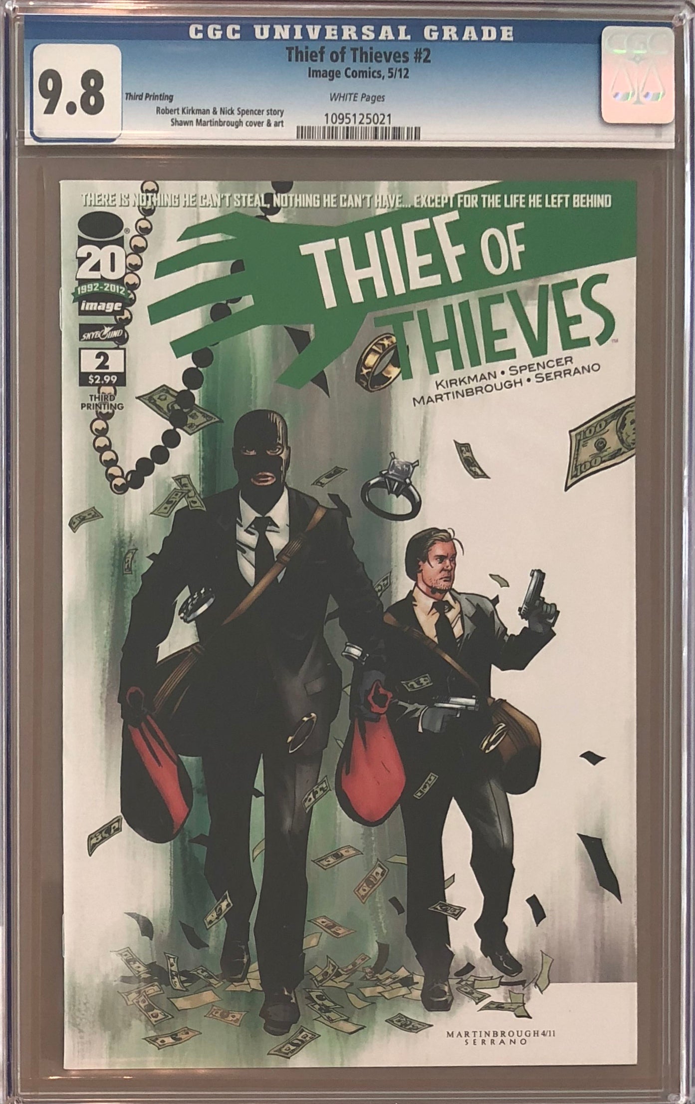 Thief of Thieves #2 Third Printing CGC 9.8