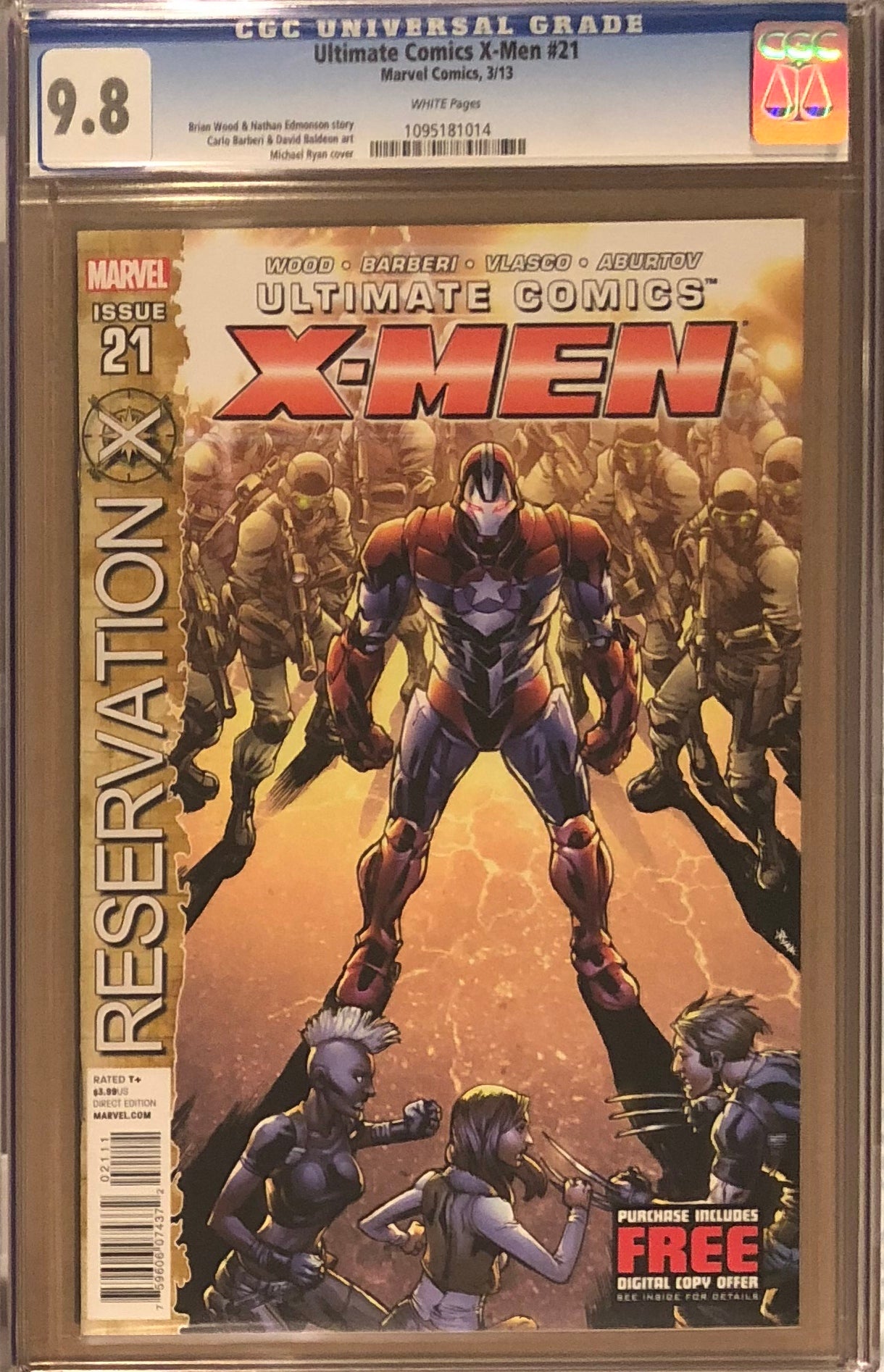 Ultimate Comics X-Men #21 CGC 9.8