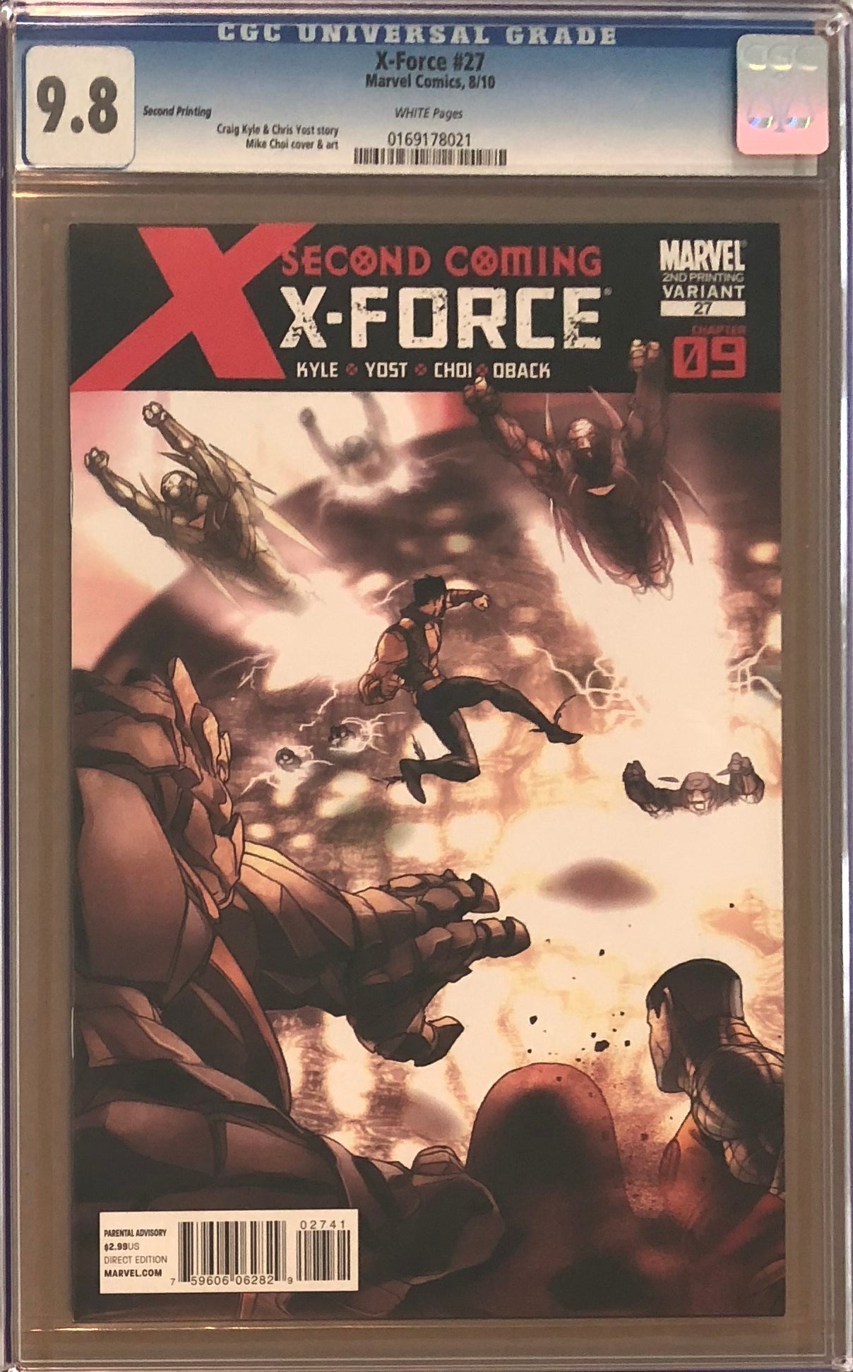 X-Force #27 Second Printing CGC 9.8