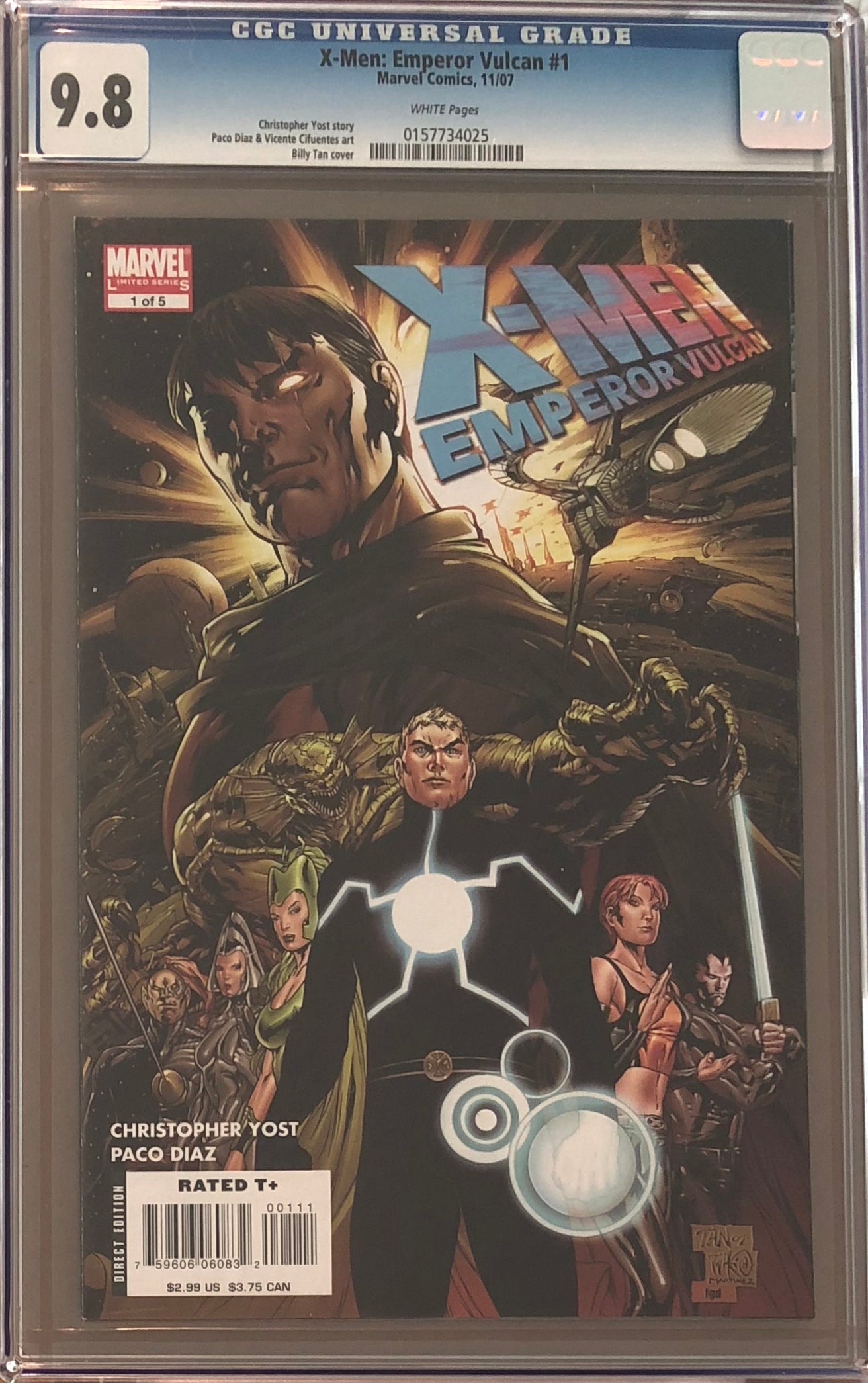 X-Men: Emperor Vulcan #1 CGC 9.8