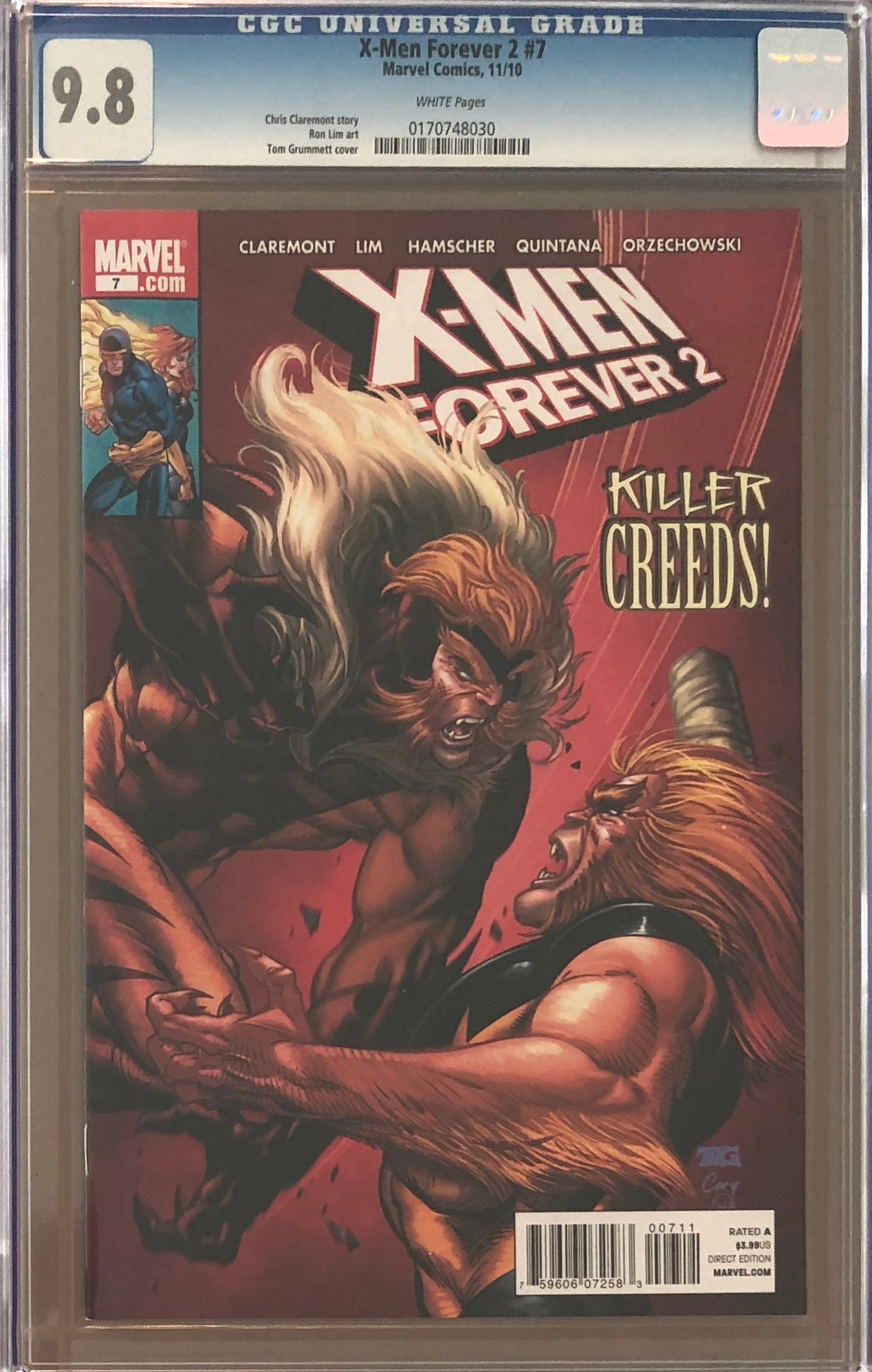 X-Men Forever 2 #7 CGC 9.8