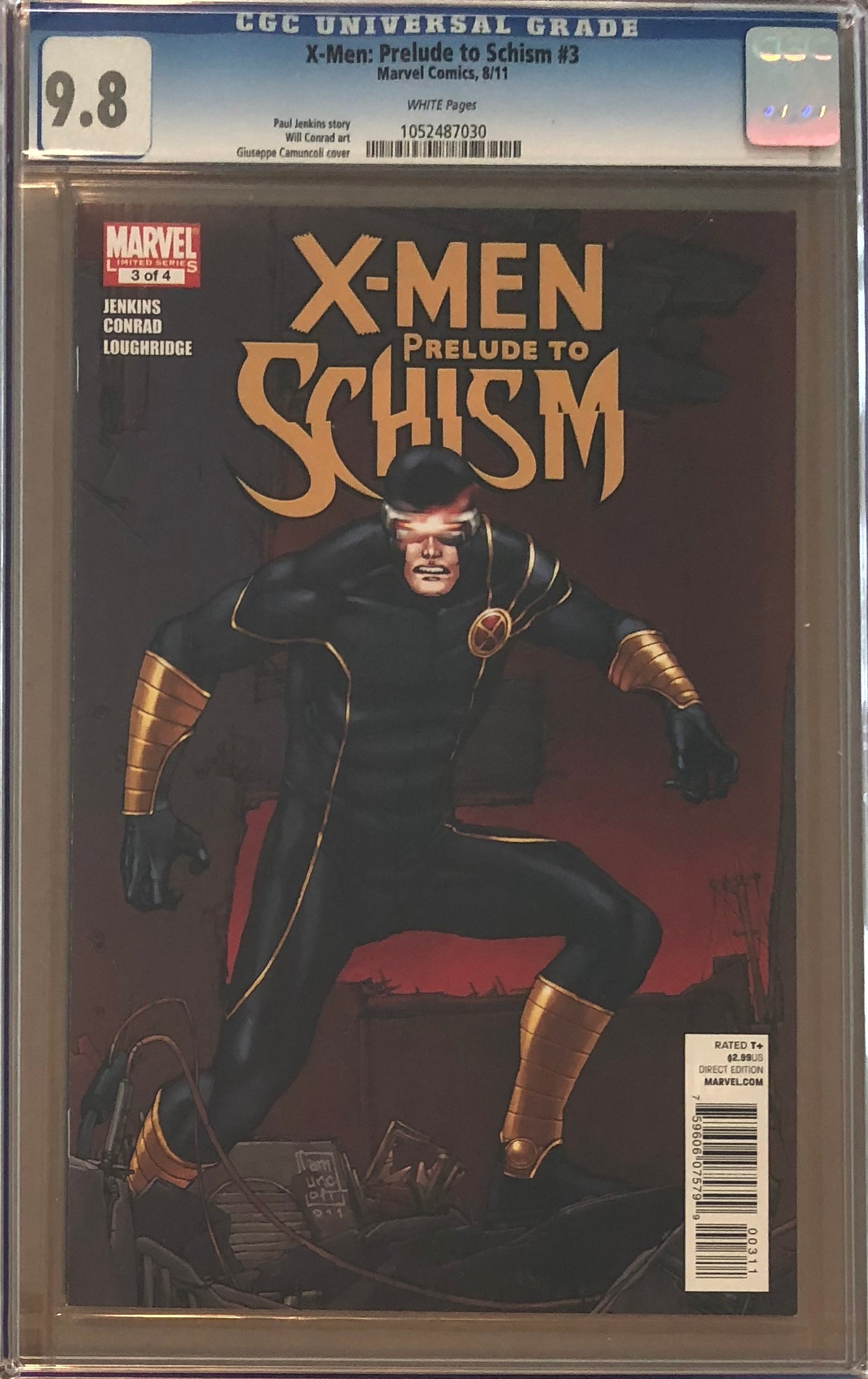 X-Men: Prelude to Schism #3 CGC 9.8