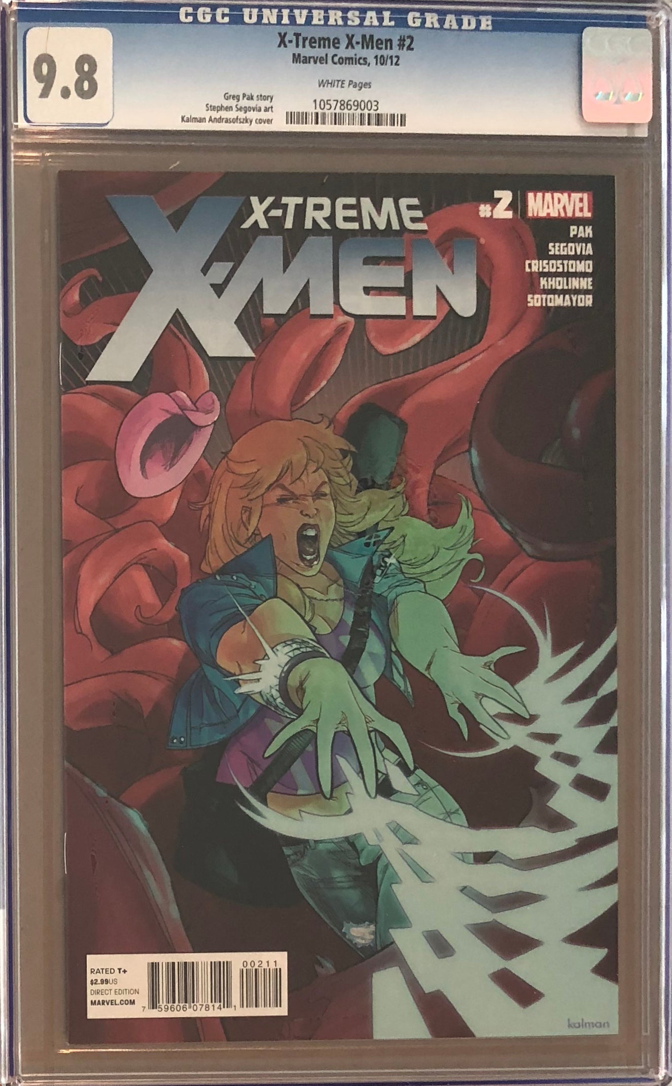 X-Treme X-Men #2 CGC 9.8