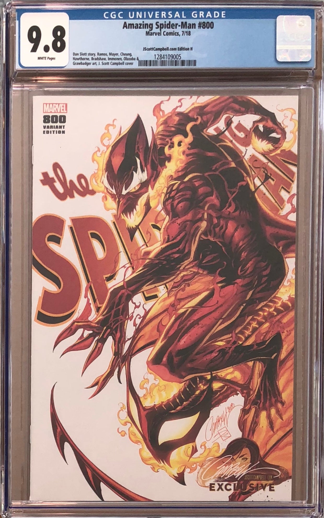 Amazing Spider-Man #800 J. Scott Campbell Edition H "Red Goblin" Exclusive CGC 9.8