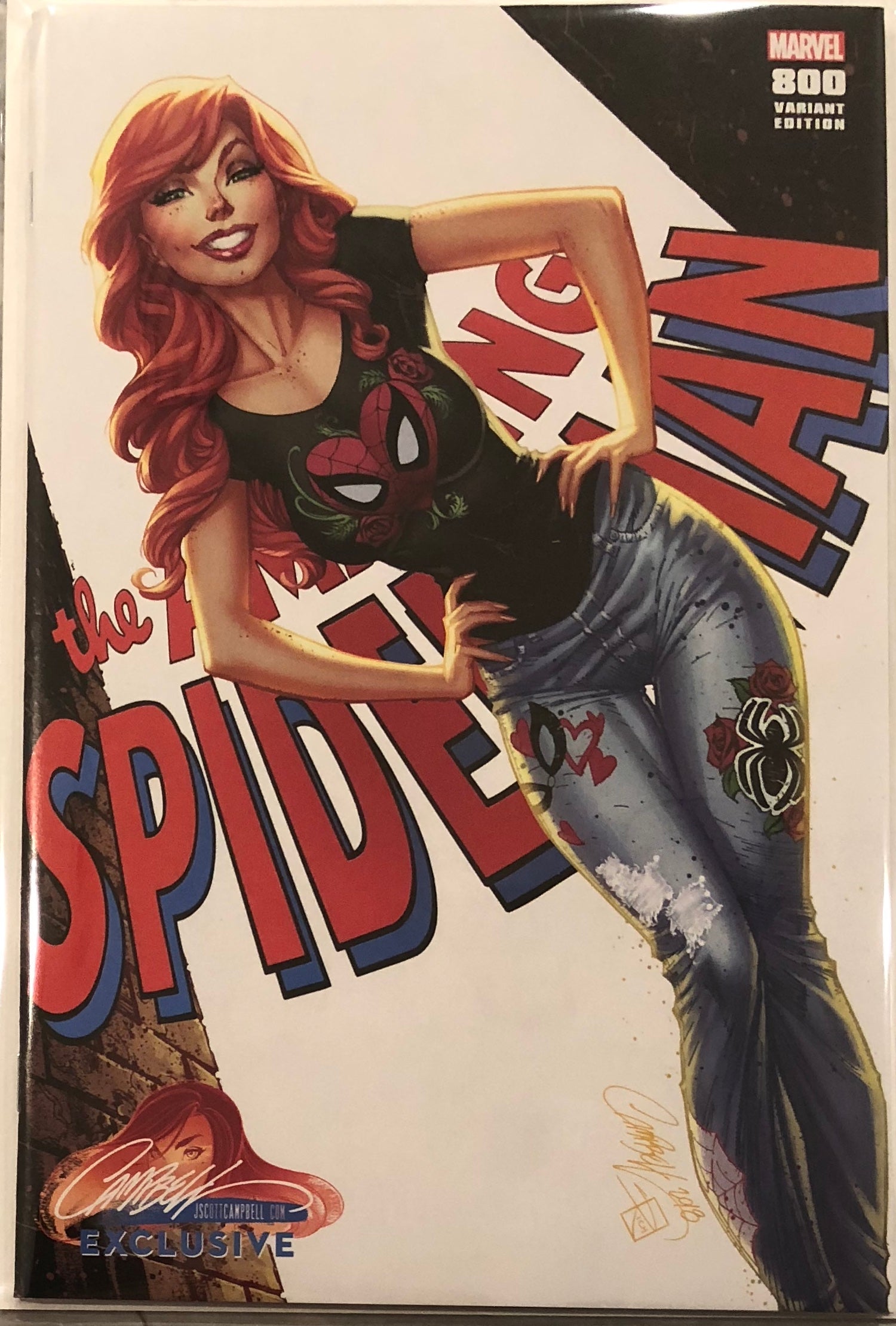 Amazing Spider-Man #800 J. Scott Campbell Edition B "Mary Jane" Exclusive