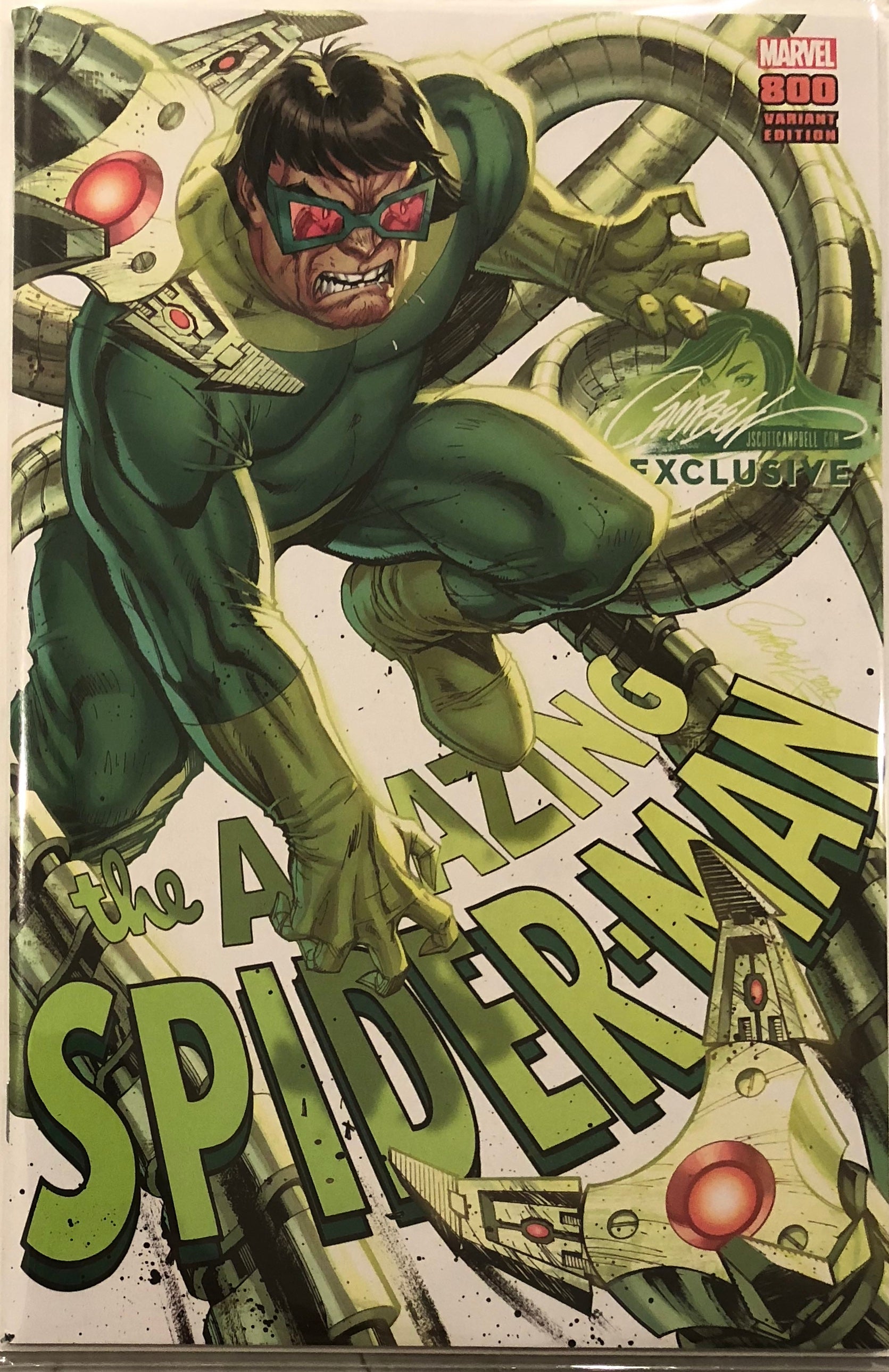 Amazing Spider-Man #800 J. Scott Campbell Edition G "Doctor Octopus" Exclusive