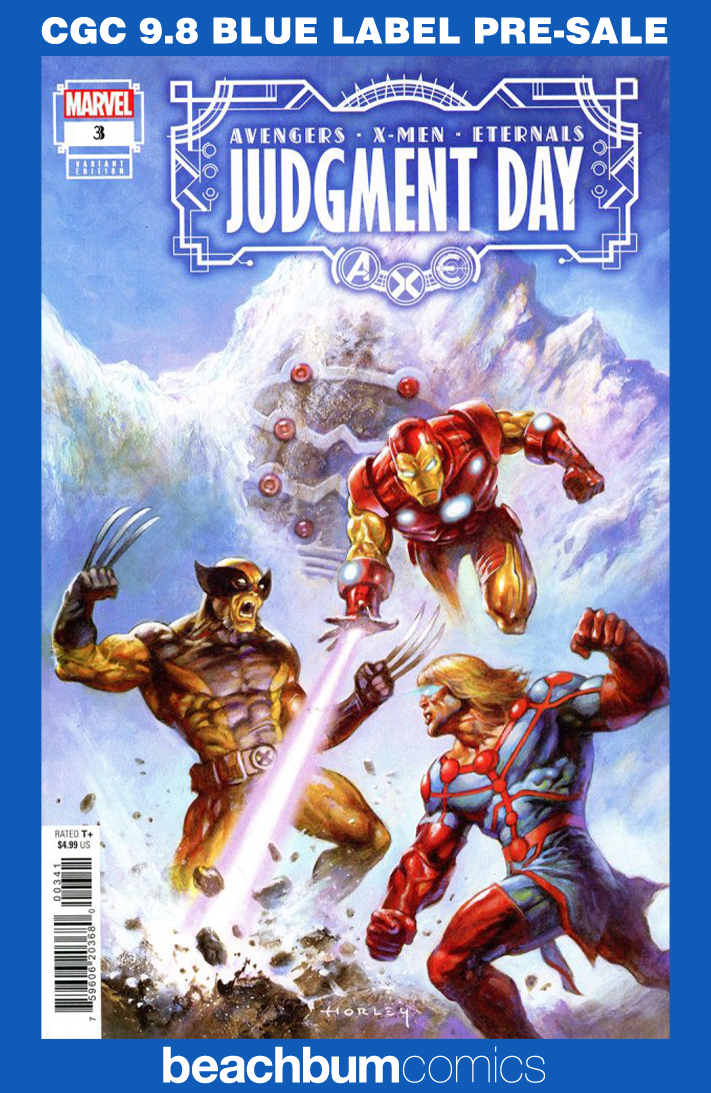 A.X.E.: Judgment Day #3 Horley 1:50 Retailer Incentive Variant CGC 9.8