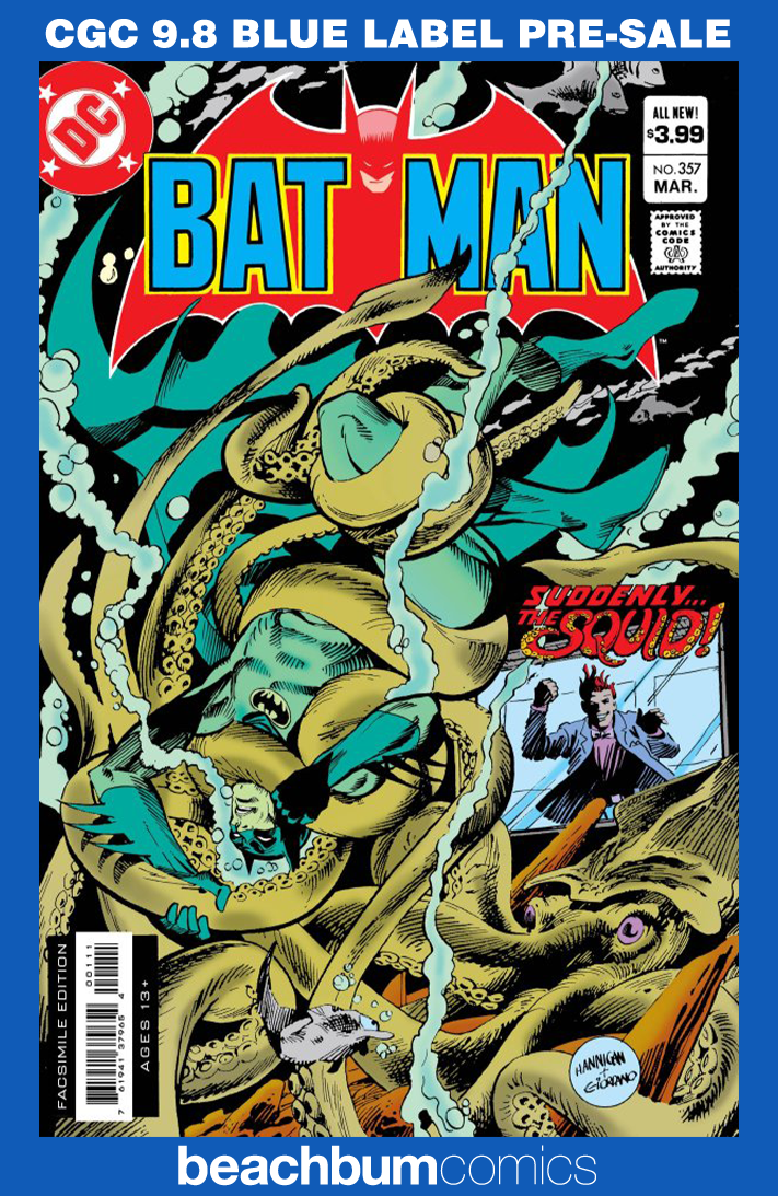 Batman #357 Facsimile Foil Edition CGC 9.8