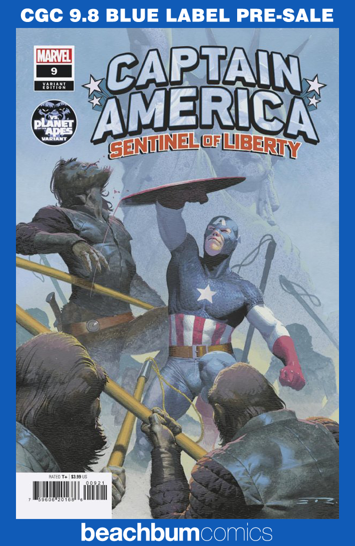 Captain America: Sentinel of Liberty #9 Ribic Variant CGC 9.8