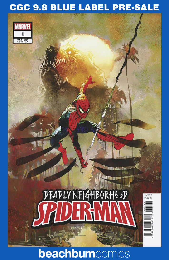 Deadly Neighborhood Spider-Man #1 Sienkiewicz 1:50 Retailer Incentive Variant CGC 9.8