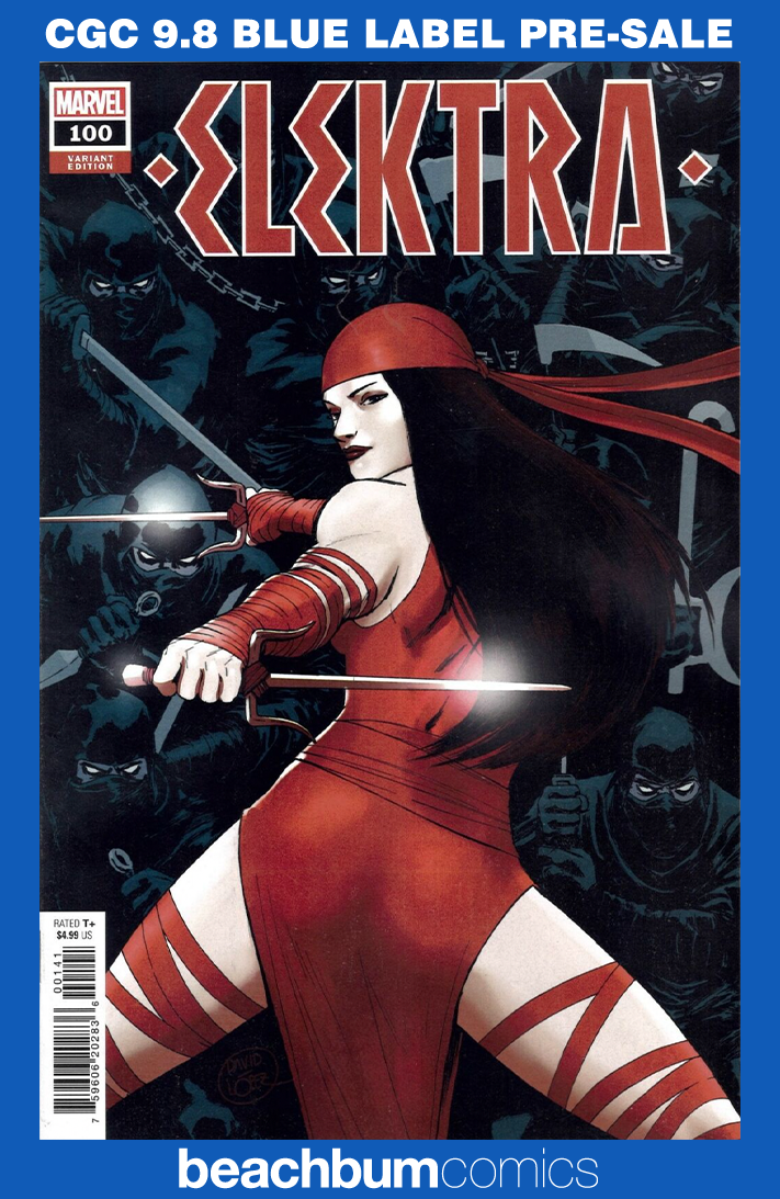 Elektra #100 Lopez 1:50 Retailer Incentive Variant CGC 9.8