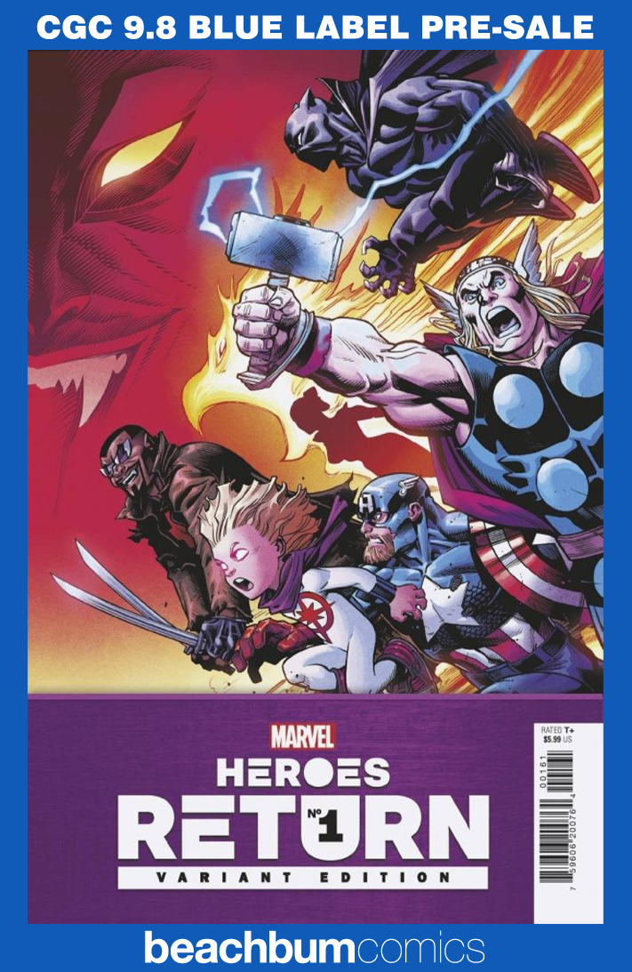 Heroes Return #1 McGuinness 1:25 Retailer Incentive Variant CGC 9.8