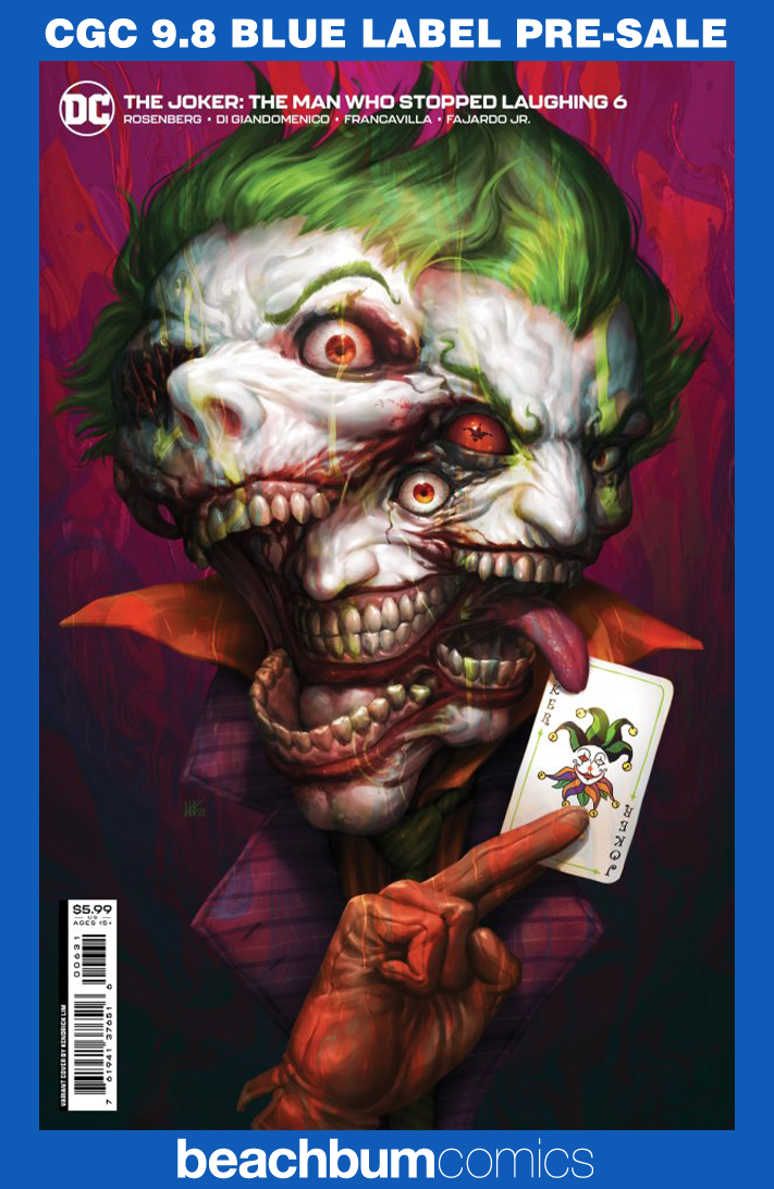 The Joker: The Man Who Stopped Laughing #6 Lim Variant CGC 9.8